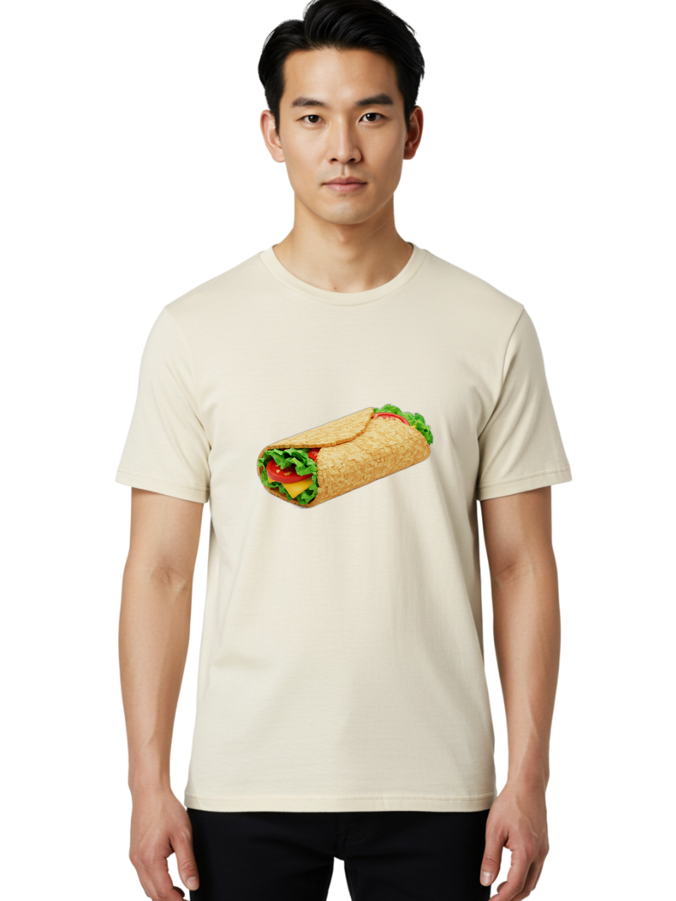 Tortilla-Wrap-1 Men'S Graphic Tee, 100% Cotton, Comfortable Casual Summer Wear, Machine Washable, Vintage Camera, Old Camera, Antique Camera, Black Camera, Classic Photography, Photography Equipment, Nostalgic Device, Film Camera, Camera Art Ban823 29