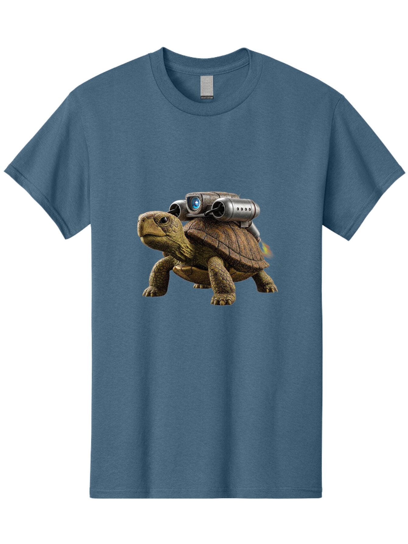 Tortoise-With-Rocket-1 Men'S Graphic Tee, 100% Cotton, Comfortable Casual Summer Wear, Machine Washable, Vintage Camera, Old Camera, Antique Camera, Black Camera, Classic Photography, Photography Equipment, Nostalgic Device, Film Camera, Ban825 9