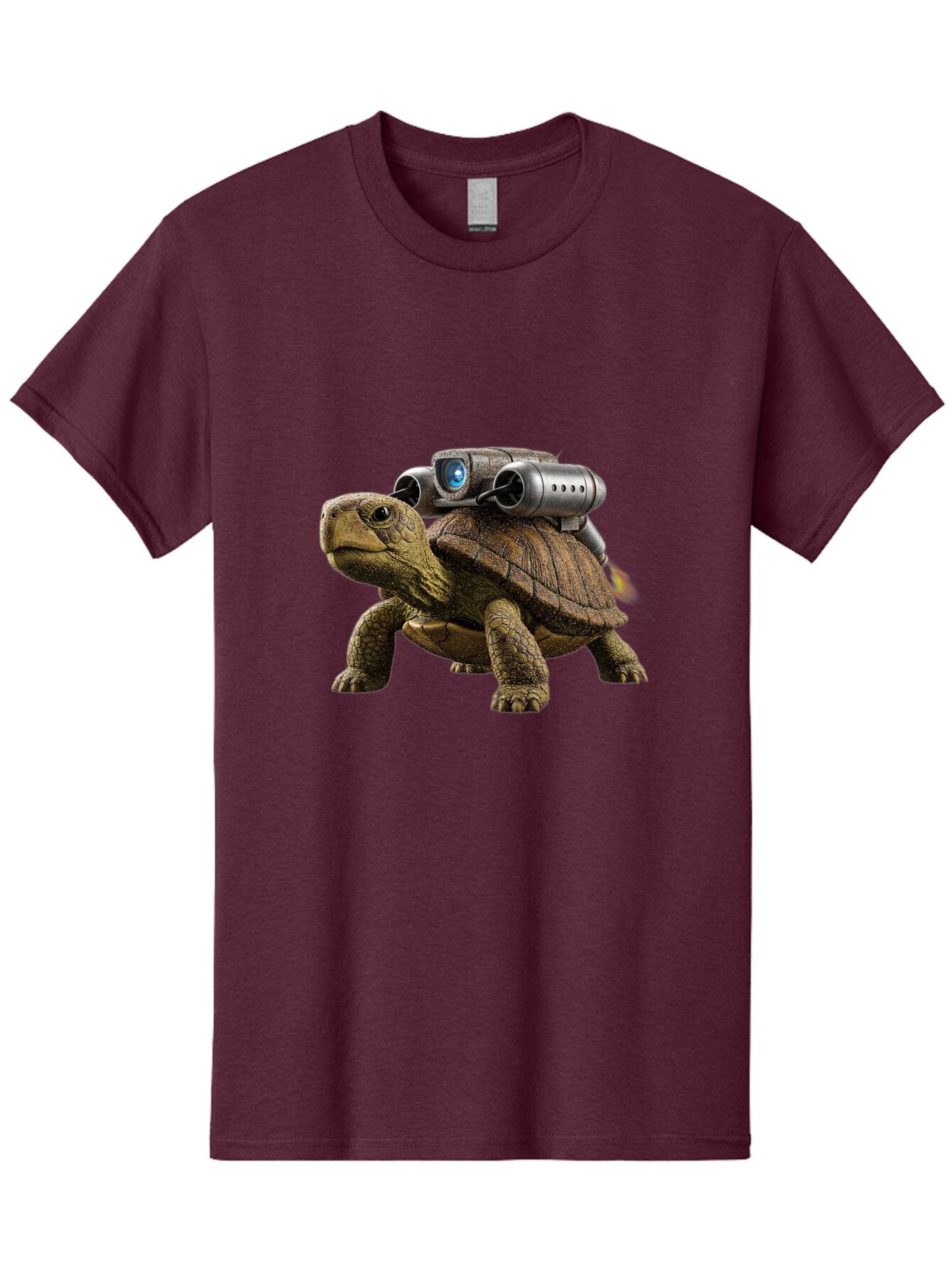 Tortoise-With-Rocket-1 Men'S Graphic Tee, 100% Cotton, Comfortable Casual Summer Wear, Machine Washable, Vintage Camera, Old Camera, Antique Camera, Black Camera, Classic Photography, Photography Equipment, Nostalgic Device, Film Camera, Ban825 15
