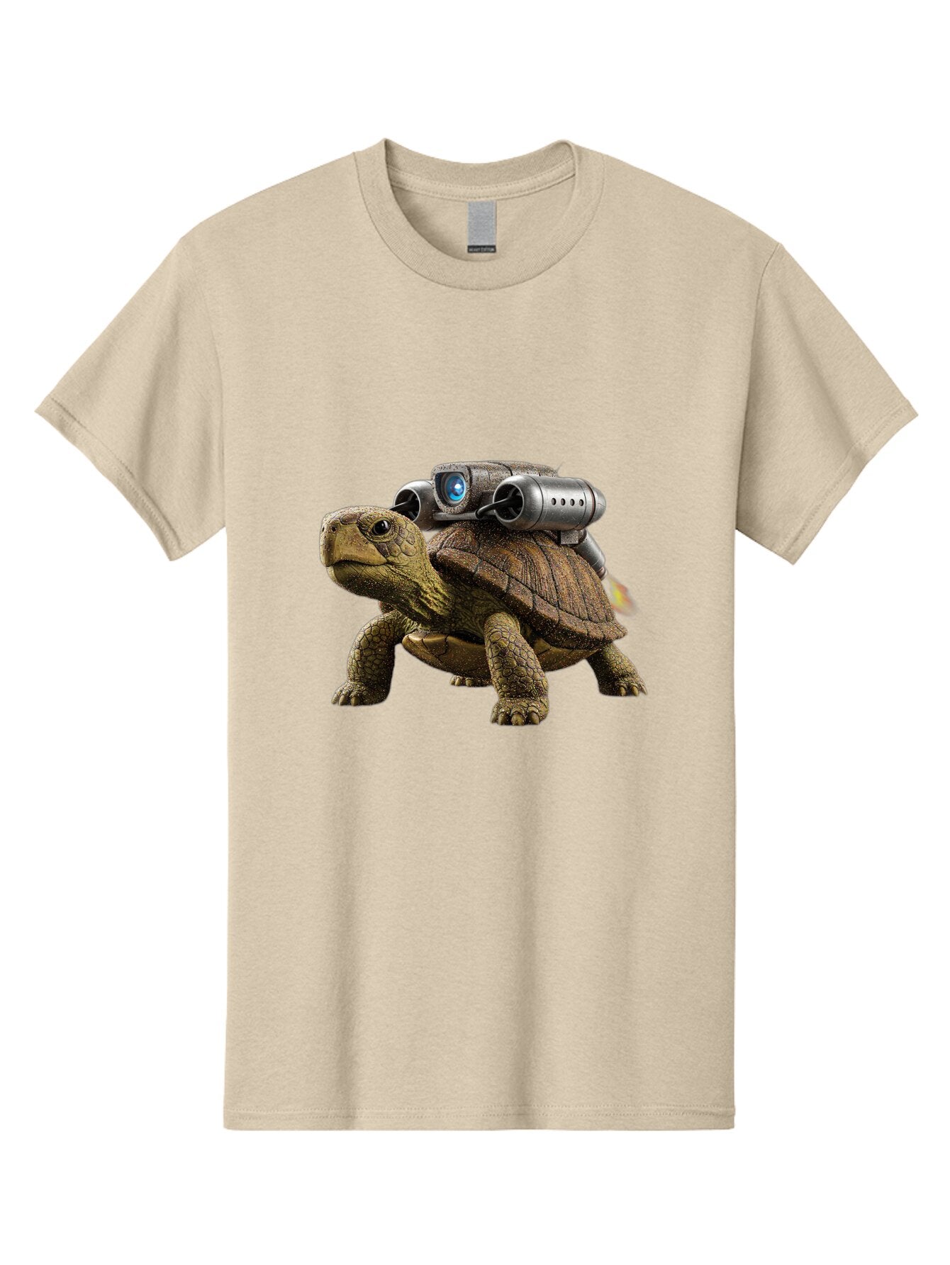 Tortoise-With-Rocket-1 Men'S Graphic Tee, 100% Cotton, Comfortable Casual Summer Wear, Machine Washable, Vintage Camera, Old Camera, Antique Camera, Black Camera, Classic Photography, Photography Equipment, Nostalgic Device, Film Camera, Ban825