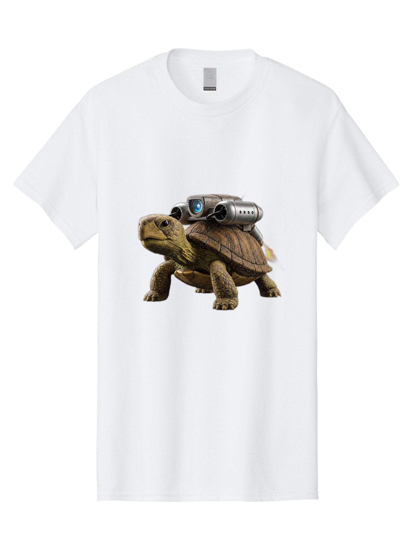 Tortoise-With-Rocket-1 Men'S Graphic Tee, 100% Cotton, Comfortable Casual Summer Wear, Machine Washable, Vintage Camera, Old Camera, Antique Camera, Black Camera, Classic Photography, Photography Equipment, Nostalgic Device, Film Camera, Ban825 8