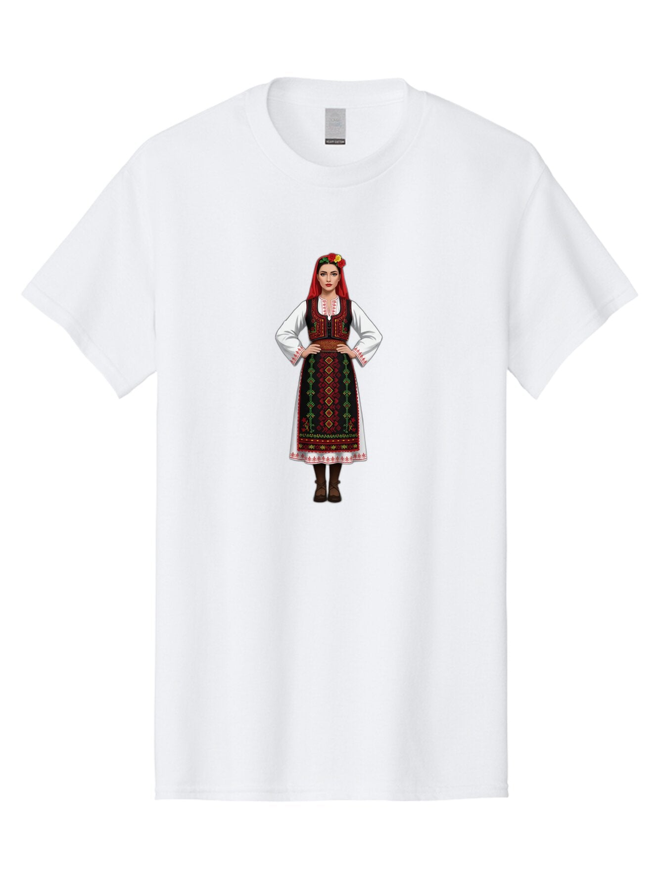Traditional-Ukrainian-Woman Men'S Graphic Tee, 100% Cotton, Comfortable Casual Summer Wear, Machine Washable, Vintage Camera, Old Camera, Antique Camera, Black Camera, Classic Photography, Photography Equipment, Nostalgic Device, Film Camera, Ban835 4