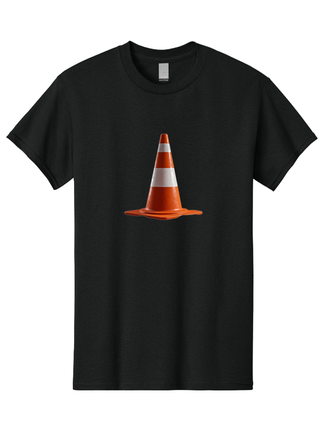 Traffic-Cone-1 Men'S Graphic Tee, 100% Cotton, Comfortable Casual Summer Wear, Machine Washable, Vintage Camera, Old Camera, Antique Camera, Black Camera, Classic Photography, Photography Equipment, Nostalgic Device, Film Camera, Camera Art Ban836 3