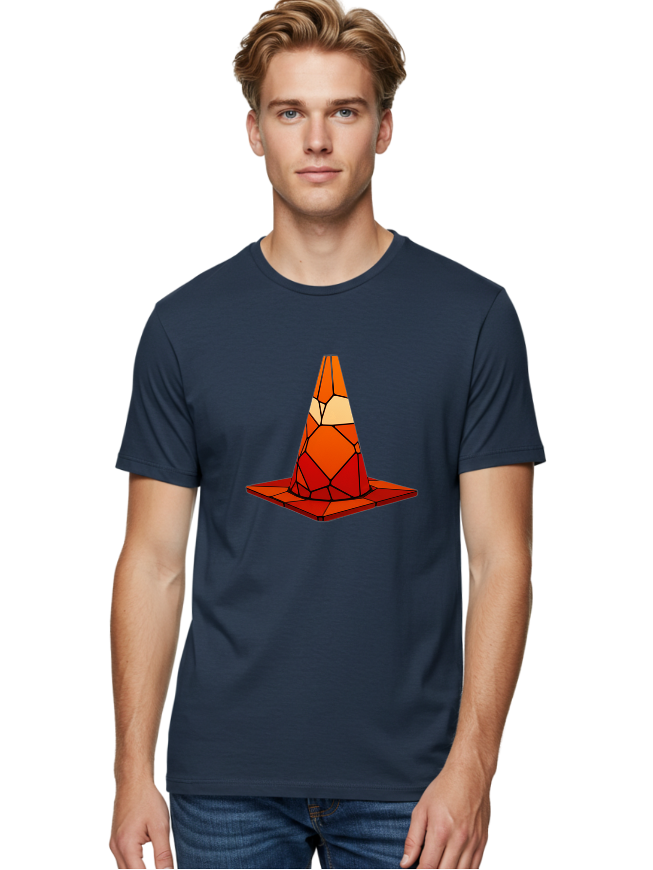 Traffic-Cone-3 Men'S Graphic Tee, 100% Cotton, Comfortable Casual Summer Wear, Machine Washable, Vintage Camera, Old Camera, Antique Camera, Black Camera, Classic Photography, Photography Equipment, Nostalgic Device, Film Camera, Camera Art Ban838 30