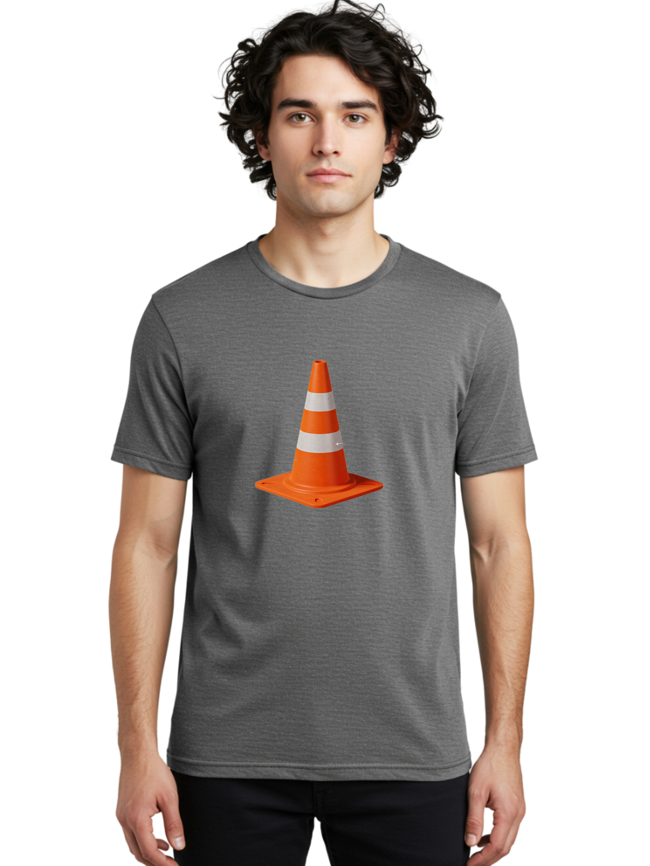 Traffic-Cone-4 Men'S Graphic Tee, 100% Cotton, Comfortable Casual Summer Wear, Machine Washable, Vintage Camera, Old Camera, Antique Camera, Black Camera, Classic Photography, Photography Equipment, Nostalgic Device, Film Camera, Camera Art Ban839 16