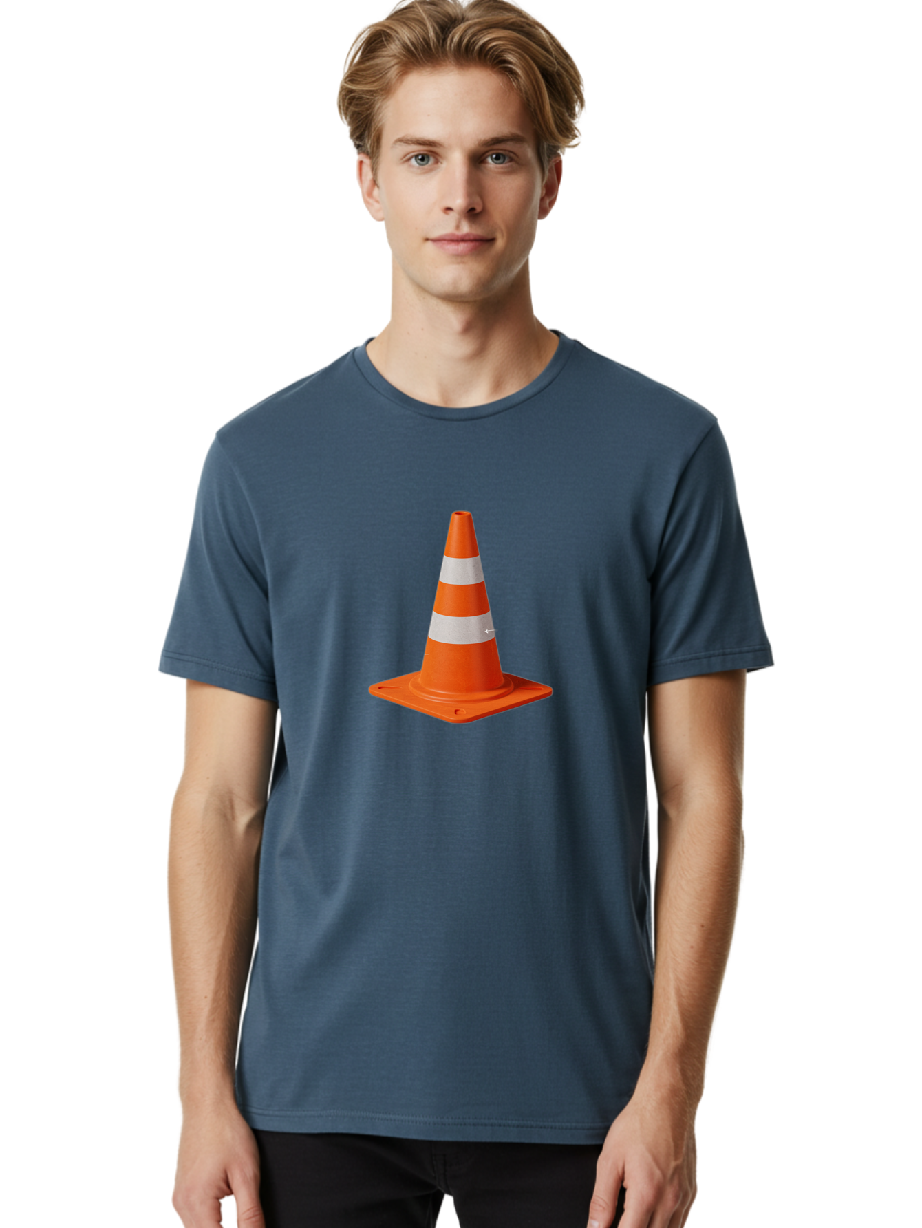 Traffic-Cone-4 Men'S Graphic Tee, 100% Cotton, Comfortable Casual Summer Wear, Machine Washable, Vintage Camera, Old Camera, Antique Camera, Black Camera, Classic Photography, Photography Equipment, Nostalgic Device, Film Camera, Camera Art Ban839 20