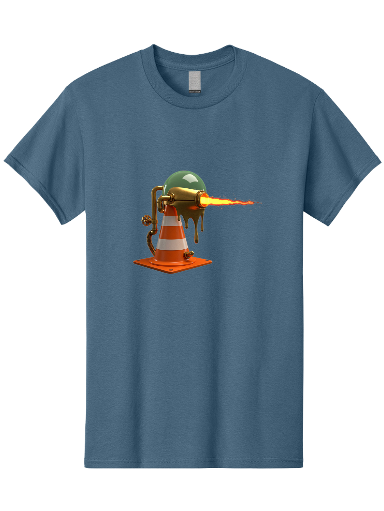 Traffic-Cone-Flamethrower Men'S Graphic Tee, 100% Cotton, Comfortable Casual Summer Wear, Machine Washable, Vintage Camera, Old Camera, Antique Camera, Black Camera, Classic Photography, Photography Equipment, Nostalgic Device, Film Camera, Ban840 11
