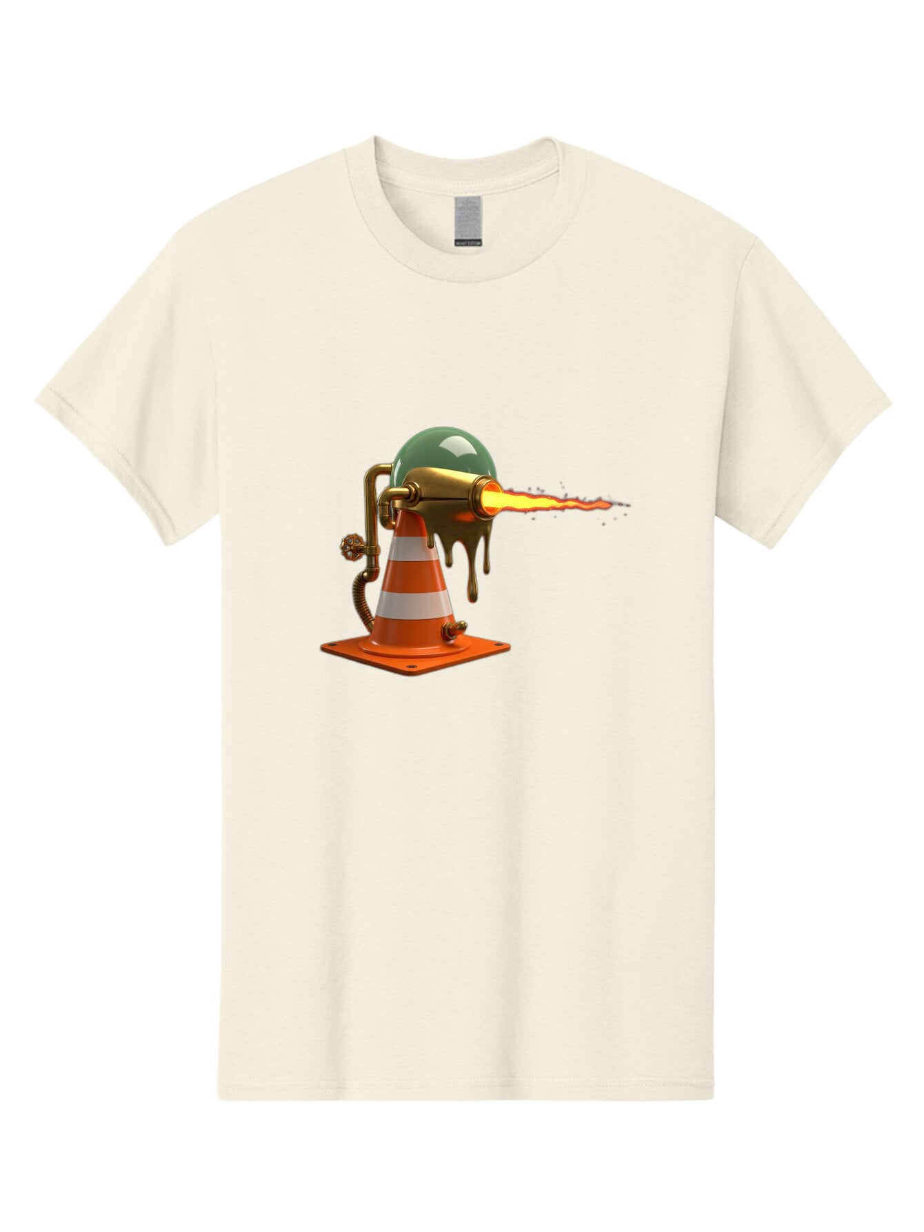 Traffic-Cone-Flamethrower Men'S Graphic Tee, 100% Cotton, Comfortable Casual Summer Wear, Machine Washable, Vintage Camera, Old Camera, Antique Camera, Black Camera, Classic Photography, Photography Equipment, Nostalgic Device, Film Camera, Ban840 14