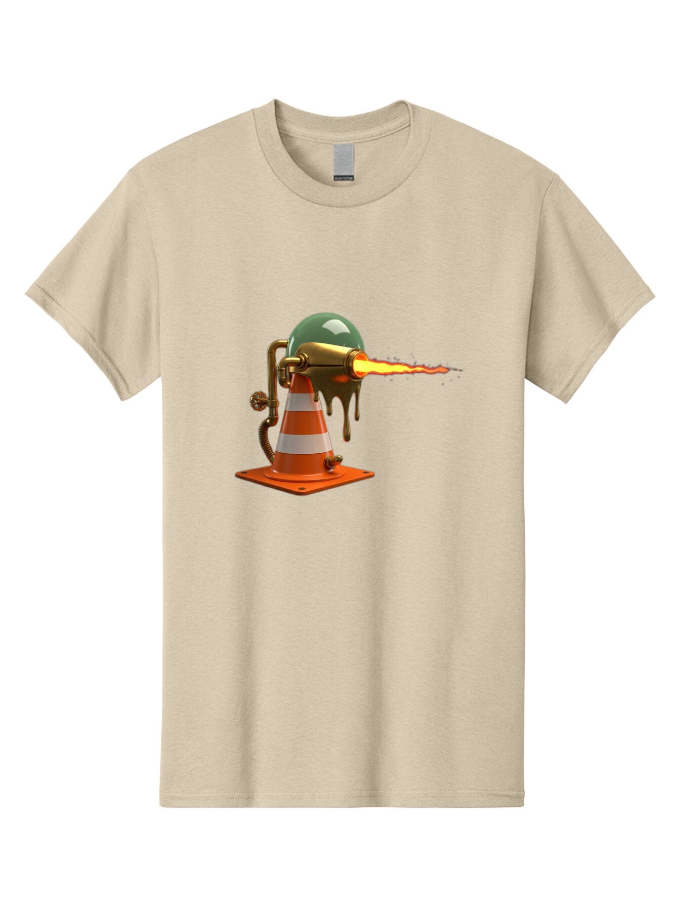 Traffic-Cone-Flamethrower Men'S Graphic Tee, 100% Cotton, Comfortable Casual Summer Wear, Machine Washable, Vintage Camera, Old Camera, Antique Camera, Black Camera, Classic Photography, Photography Equipment, Nostalgic Device, Film Camera, Ban840 11