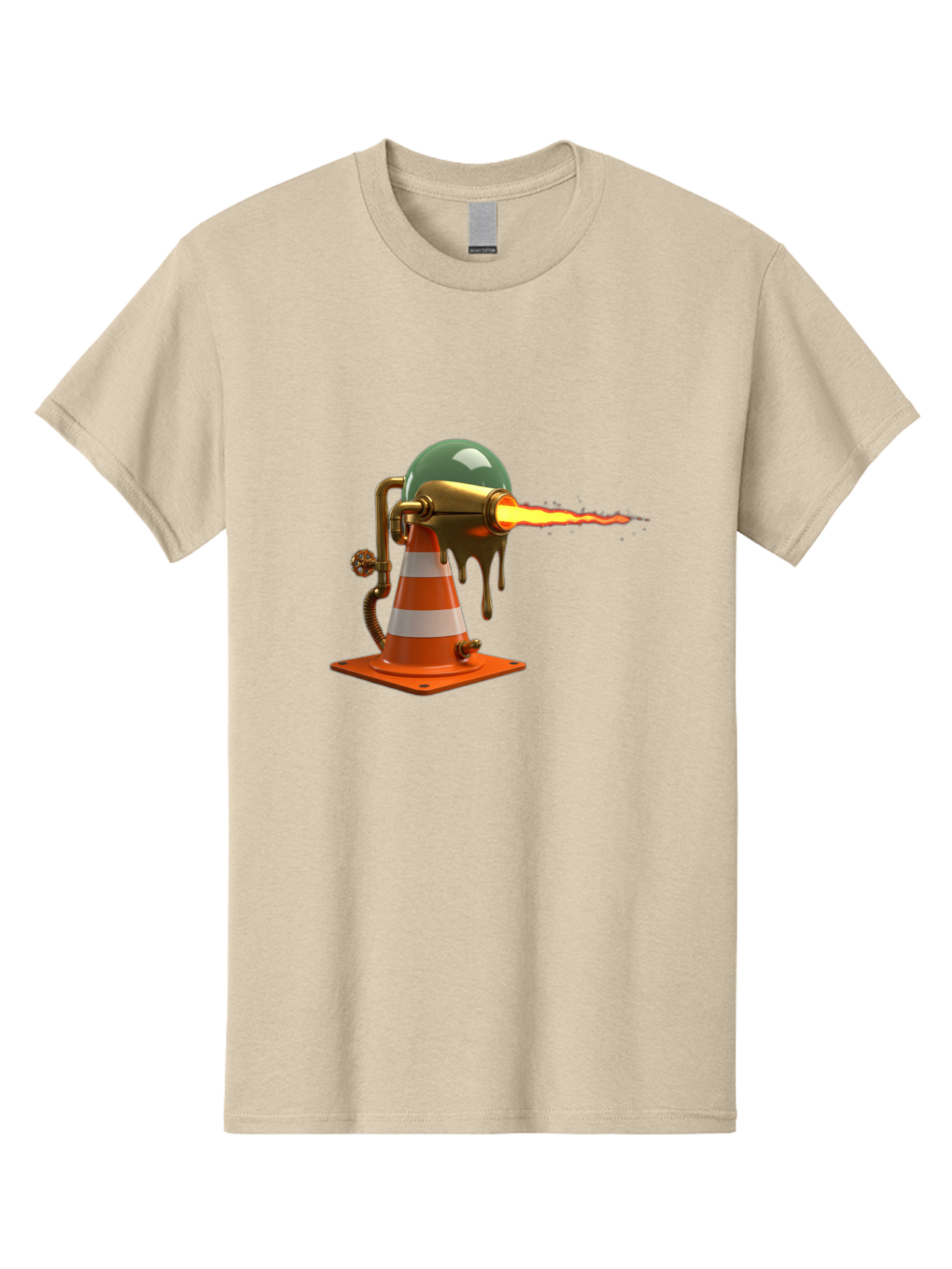 Traffic-Cone-Flamethrower Men'S Graphic Tee, 100% Cotton, Comfortable Casual Summer Wear, Machine Washable, Vintage Camera, Old Camera, Antique Camera, Black Camera, Classic Photography, Photography Equipment, Nostalgic Device, Film Camera, Ban840 4