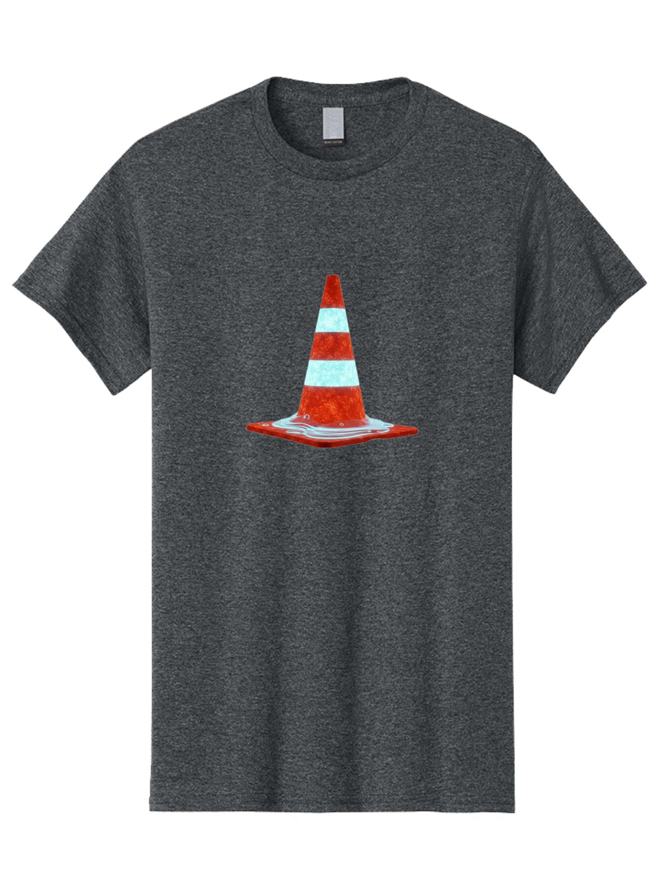 Traffic-Cone-Melting-1 Men'S Graphic Tee, 100% Cotton, Comfortable Casual Summer Wear, Machine Washable, Vintage Camera, Old Camera, Antique Camera, Black Camera, Classic Photography, Photography Equipment, Nostalgic Device, Film Camera, Ban841 6