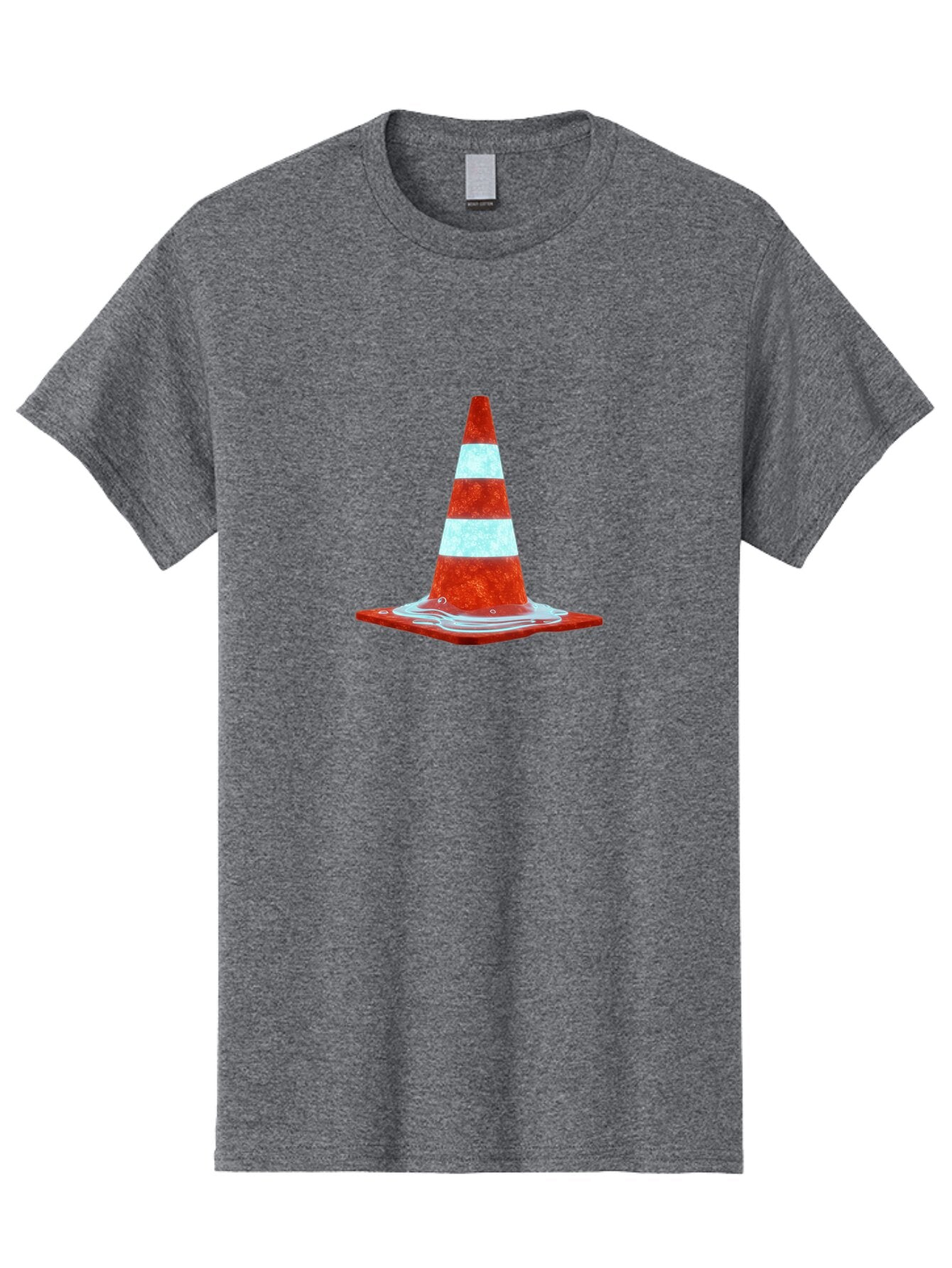 Traffic-Cone-Melting-1 Men'S Graphic Tee, 100% Cotton, Comfortable Casual Summer Wear, Machine Washable, Vintage Camera, Old Camera, Antique Camera, Black Camera, Classic Photography, Photography Equipment, Nostalgic Device, Film Camera, Ban841 5