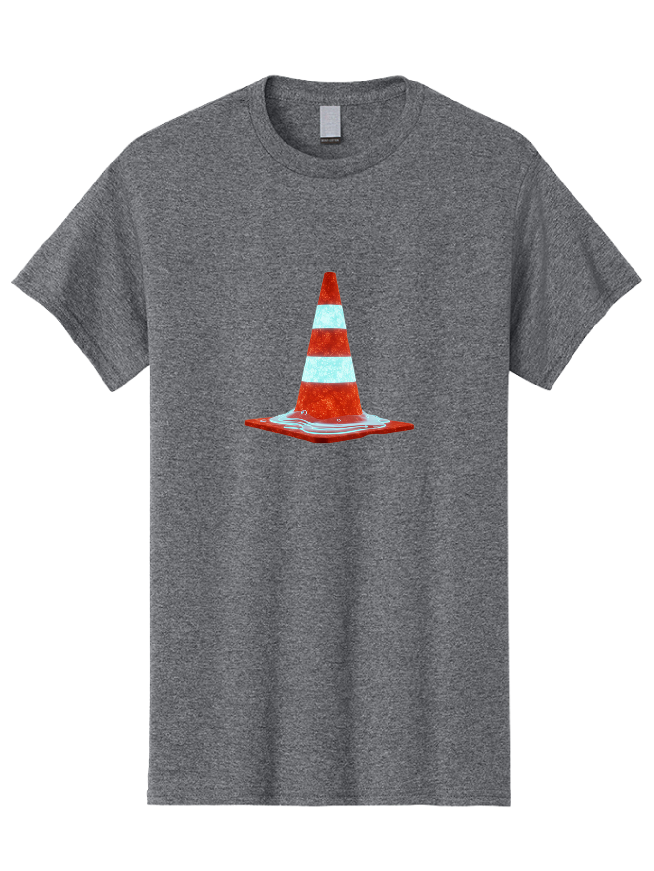 Traffic-Cone-Melting-1 Men'S Graphic Tee, 100% Cotton, Comfortable Casual Summer Wear, Machine Washable, Vintage Camera, Old Camera, Antique Camera, Black Camera, Classic Photography, Photography Equipment, Nostalgic Device, Film Camera, Ban841 8