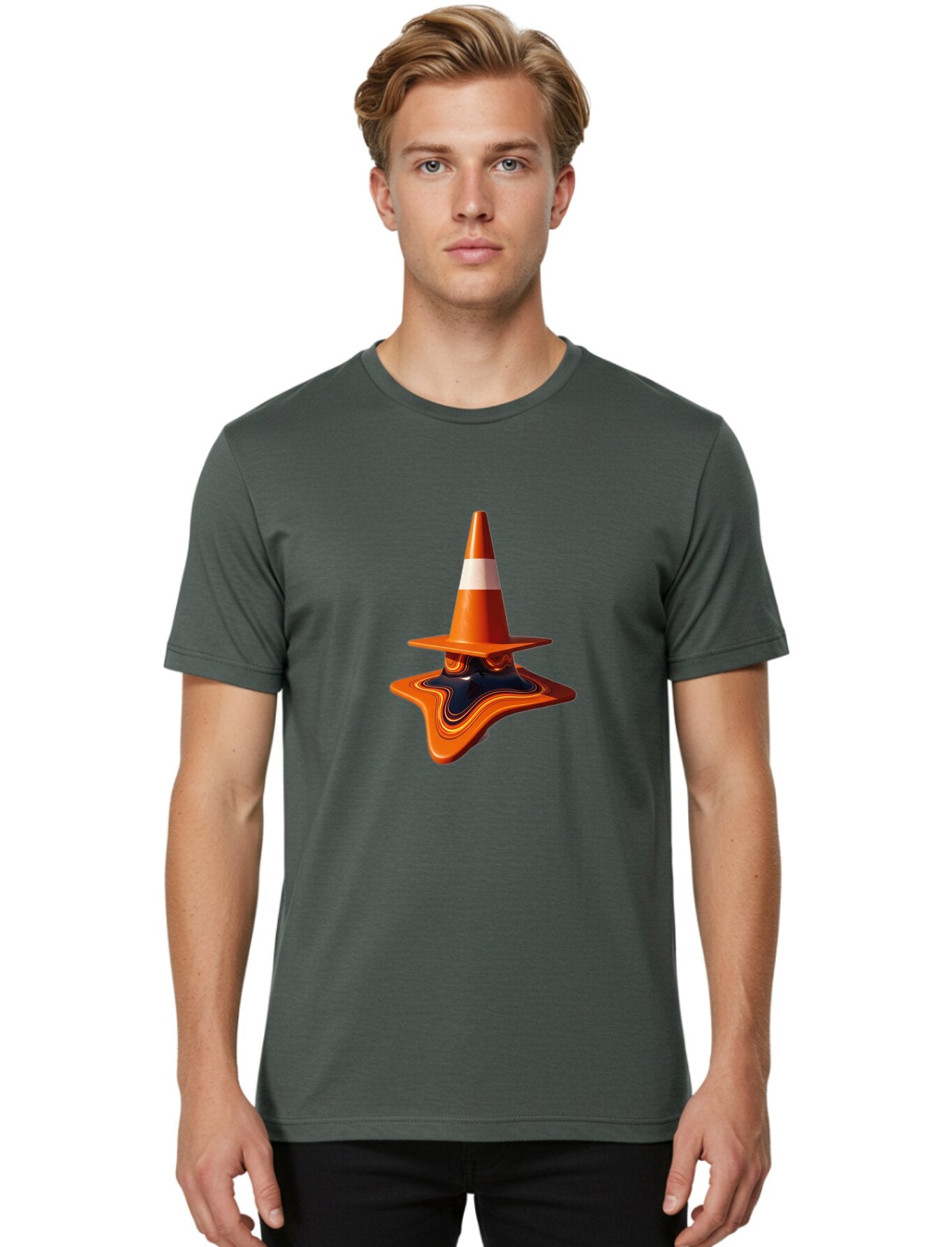 Traffic-Cone-Melting Men'S Graphic Tee, 100% Cotton, Comfortable Casual Summer Wear, Machine Washable, Vintage Camera, Old Camera, Antique Camera, Black Camera, Classic Photography, Photography Equipment, Nostalgic Device, Film Camera, Ban842 18