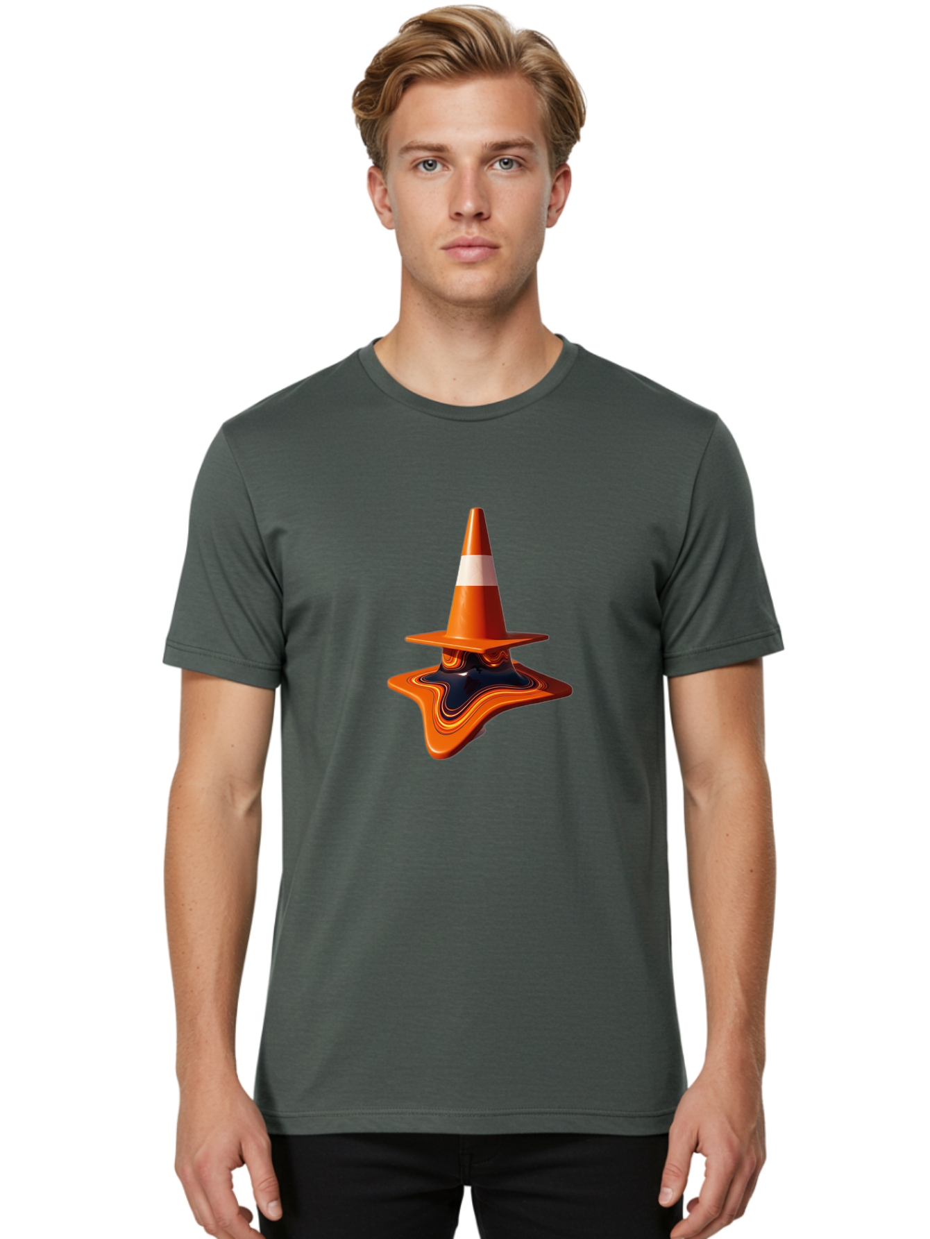 Traffic-Cone-Melting Men'S Graphic Tee, 100% Cotton, Comfortable Casual Summer Wear, Machine Washable, Vintage Camera, Old Camera, Antique Camera, Black Camera, Classic Photography, Photography Equipment, Nostalgic Device, Film Camera, Ban842 27