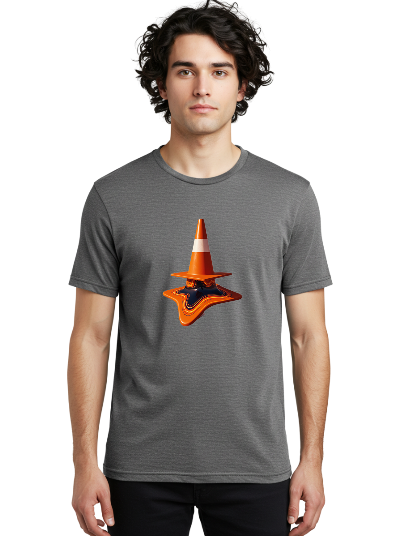 Traffic-Cone-Melting Men'S Graphic Tee, 100% Cotton, Comfortable Casual Summer Wear, Machine Washable, Vintage Camera, Old Camera, Antique Camera, Black Camera, Classic Photography, Photography Equipment, Nostalgic Device, Film Camera, Ban842 30