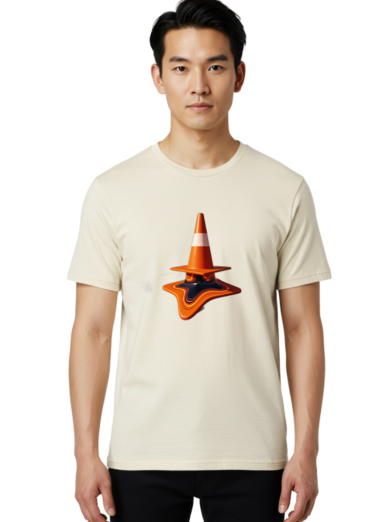 Traffic-Cone-Melting Men'S Graphic Tee, 100% Cotton, Comfortable Casual Summer Wear, Machine Washable, Vintage Camera, Old Camera, Antique Camera, Black Camera, Classic Photography, Photography Equipment, Nostalgic Device, Film Camera, Ban842 21