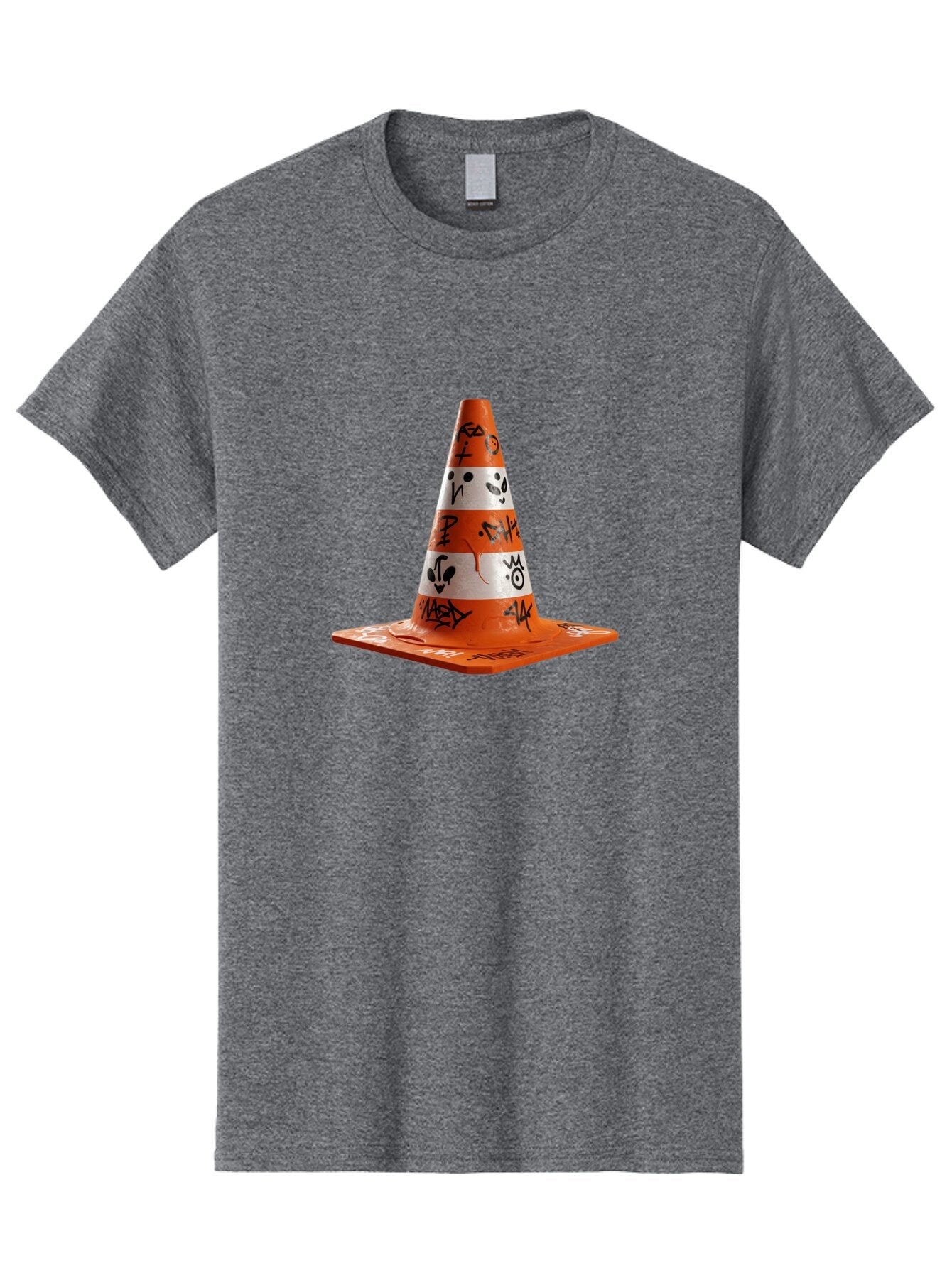Traffic-Cone-With-Graffiti Men'S Graphic Tee, 100% Cotton, Comfortable Casual Summer Wear, Machine Washable, Vintage Camera, Old Camera, Antique Camera, Black Camera, Classic Photography, Photography Equipment, Nostalgic Device, Film Camera, Ban843 12