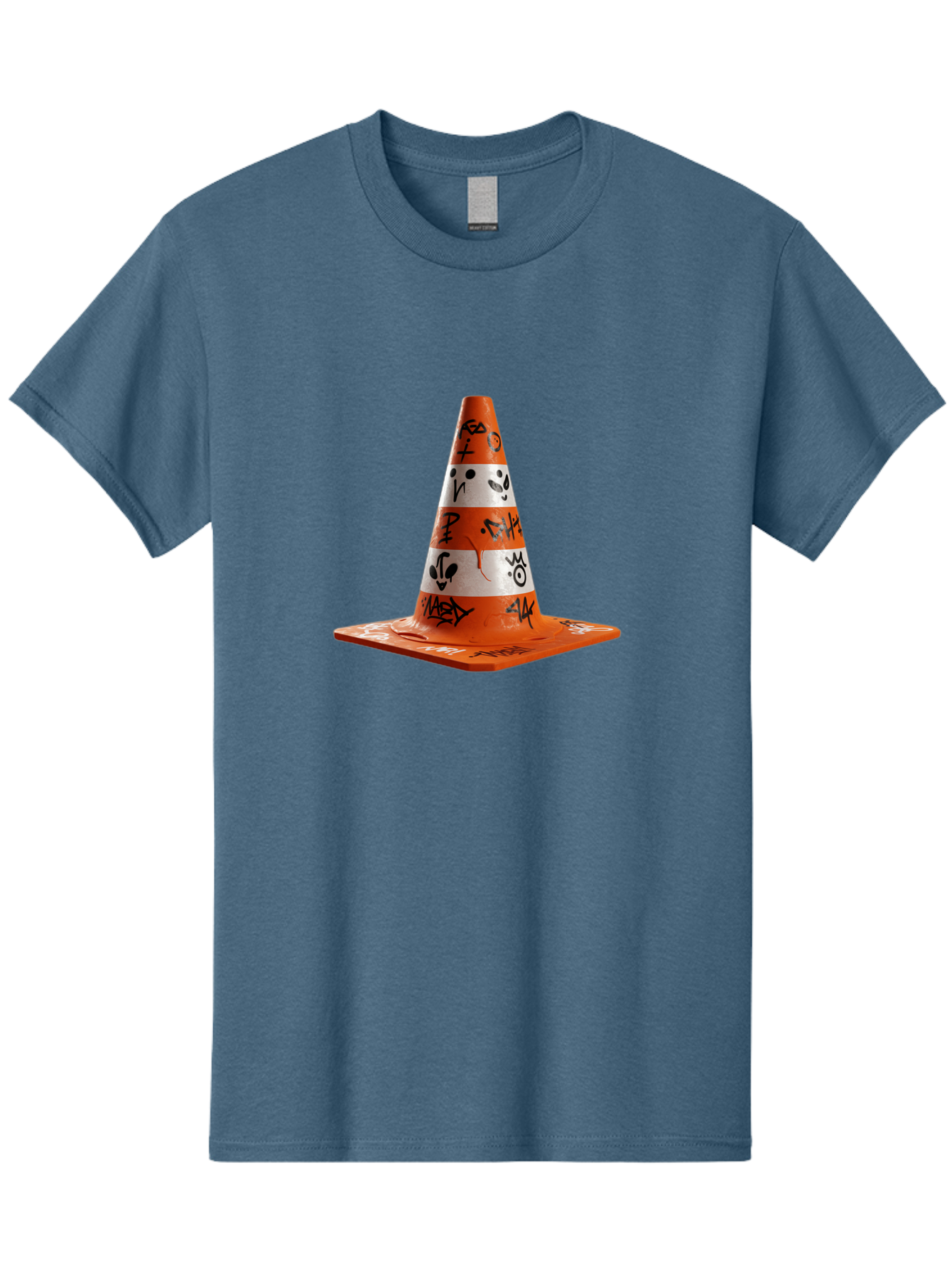Traffic-Cone-With-Graffiti Men'S Graphic Tee, 100% Cotton, Comfortable Casual Summer Wear, Machine Washable, Vintage Camera, Old Camera, Antique Camera, Black Camera, Classic Photography, Photography Equipment, Nostalgic Device, Film Camera, Ban843 8