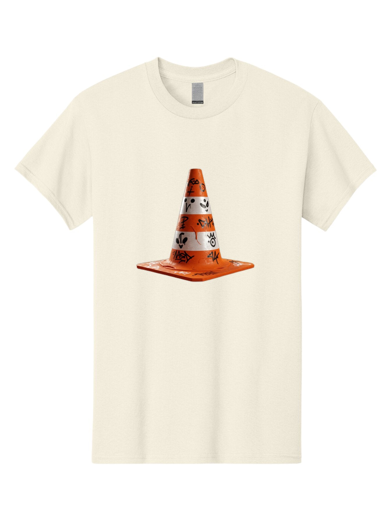 Traffic-Cone-With-Graffiti Men'S Graphic Tee, 100% Cotton, Comfortable Casual Summer Wear, Machine Washable, Vintage Camera, Old Camera, Antique Camera, Black Camera, Classic Photography, Photography Equipment, Nostalgic Device, Film Camera, Ban843 10