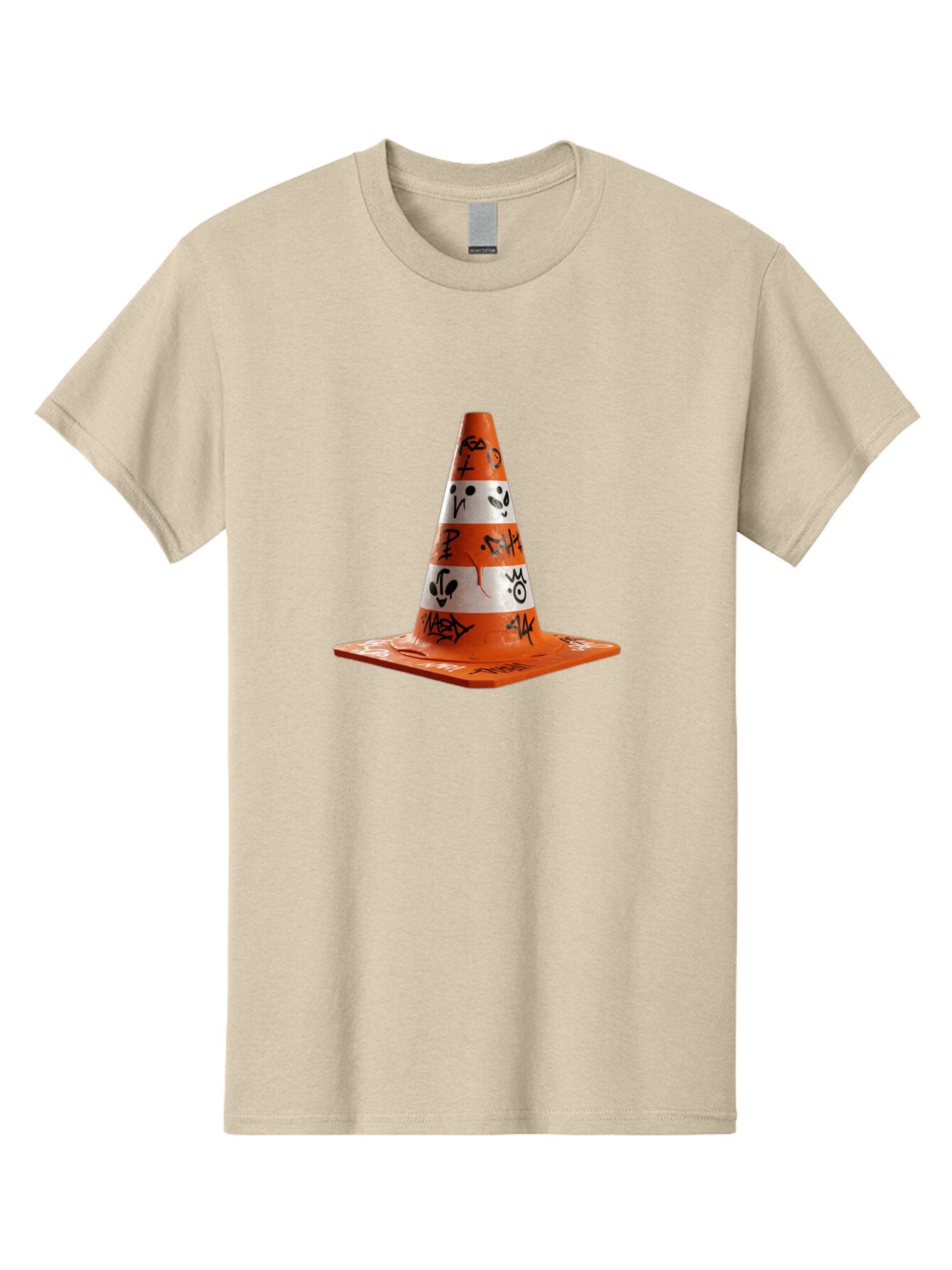 Traffic-Cone-With-Graffiti Men'S Graphic Tee, 100% Cotton, Comfortable Casual Summer Wear, Machine Washable, Vintage Camera, Old Camera, Antique Camera, Black Camera, Classic Photography, Photography Equipment, Nostalgic Device, Film Camera, Ban843 13