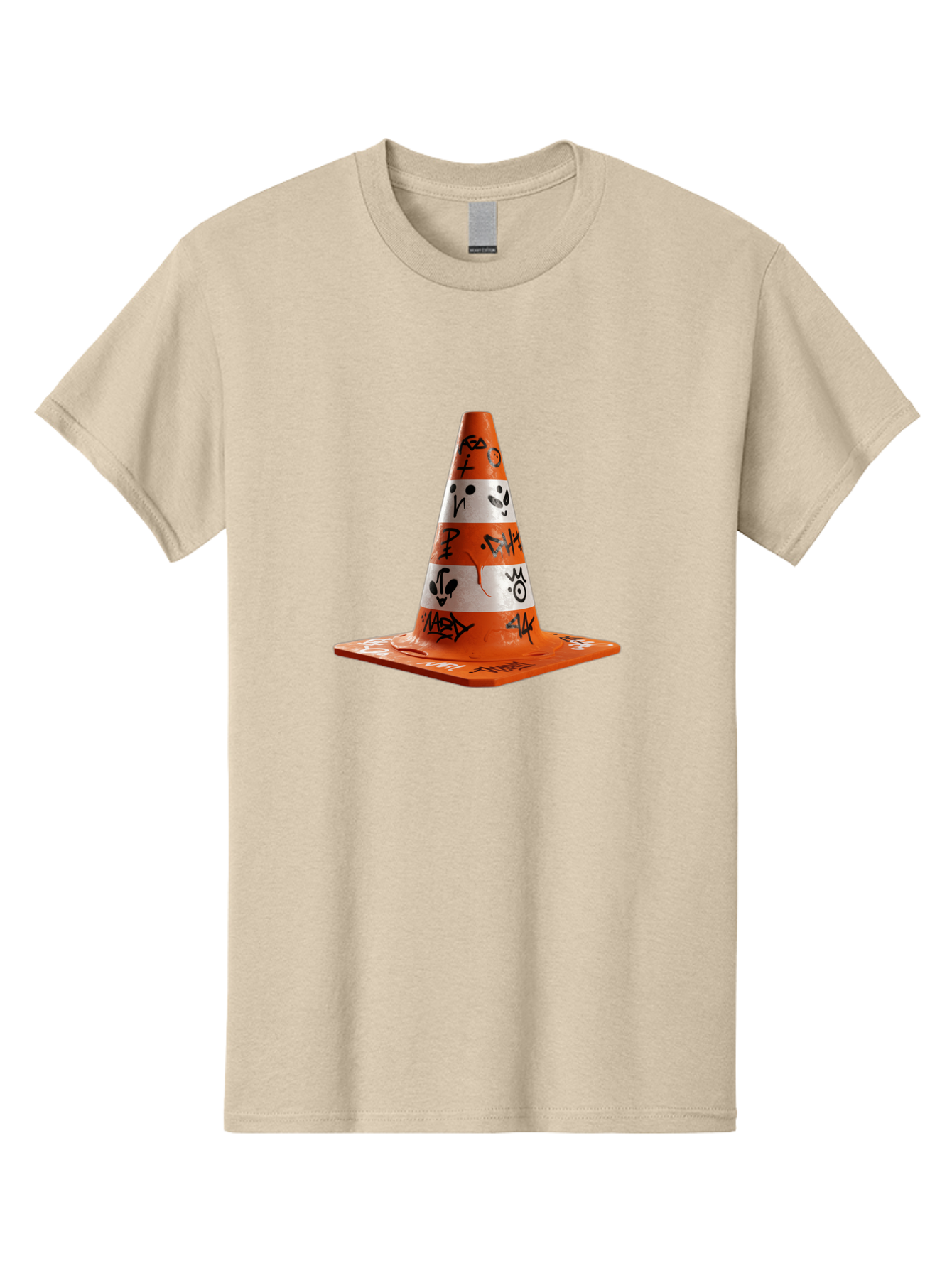 Traffic-Cone-With-Graffiti Men'S Graphic Tee, 100% Cotton, Comfortable Casual Summer Wear, Machine Washable, Vintage Camera, Old Camera, Antique Camera, Black Camera, Classic Photography, Photography Equipment, Nostalgic Device, Film Camera, Ban843 15