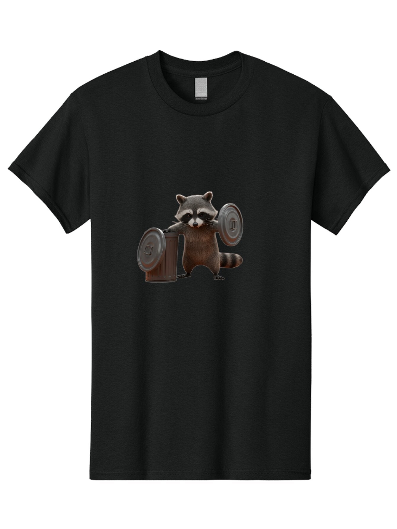 Trash-Can-Dumbbell-Raccoon Men'S Graphic Tee, 100% Cotton, Comfortable Casual Summer Wear, Machine Washable, Vintage Camera, Old Camera, Antique Camera, Black Camera, Classic Photography, Photography Equipment, Nostalgic Device, Film Camera, Ban846 9