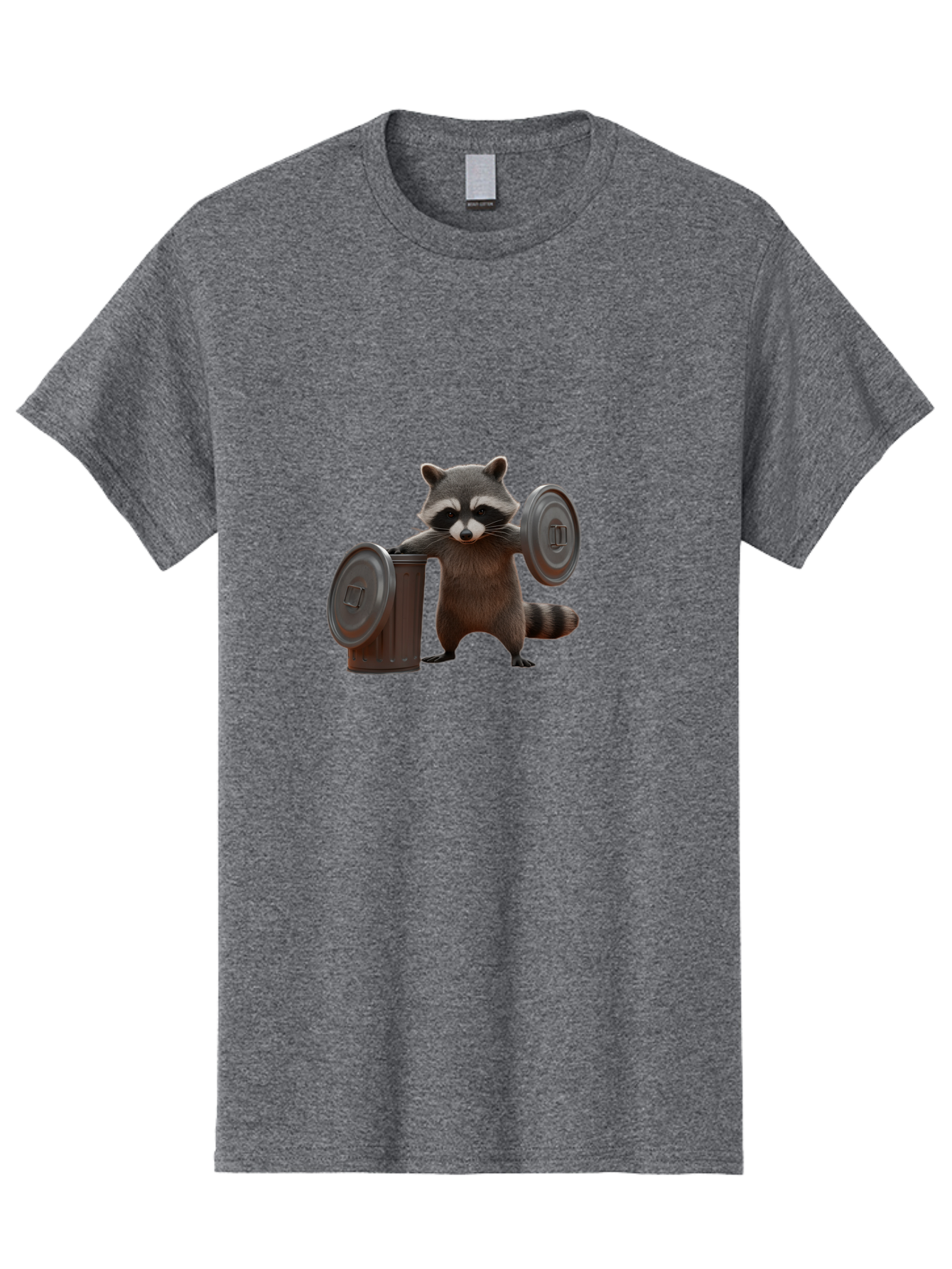 Trash-Can-Dumbbell-Raccoon Men'S Graphic Tee, 100% Cotton, Comfortable Casual Summer Wear, Machine Washable, Vintage Camera, Old Camera, Antique Camera, Black Camera, Classic Photography, Photography Equipment, Nostalgic Device, Film Camera, Ban846 8