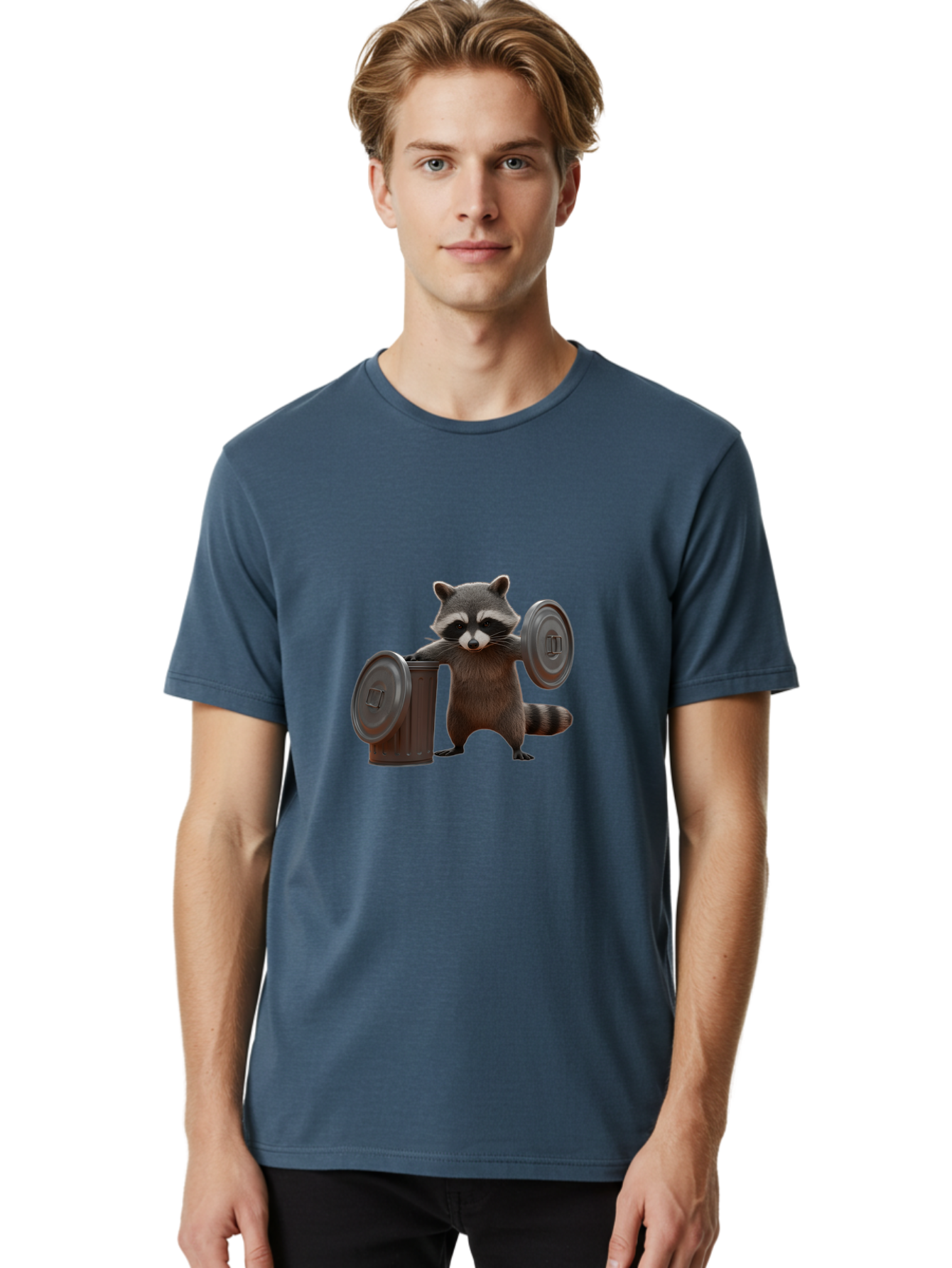 Trash-Can-Dumbbell-Raccoon Men'S Graphic Tee, 100% Cotton, Comfortable Casual Summer Wear, Machine Washable, Vintage Camera, Old Camera, Antique Camera, Black Camera, Classic Photography, Photography Equipment, Nostalgic Device, Film Camera, Ban846 29