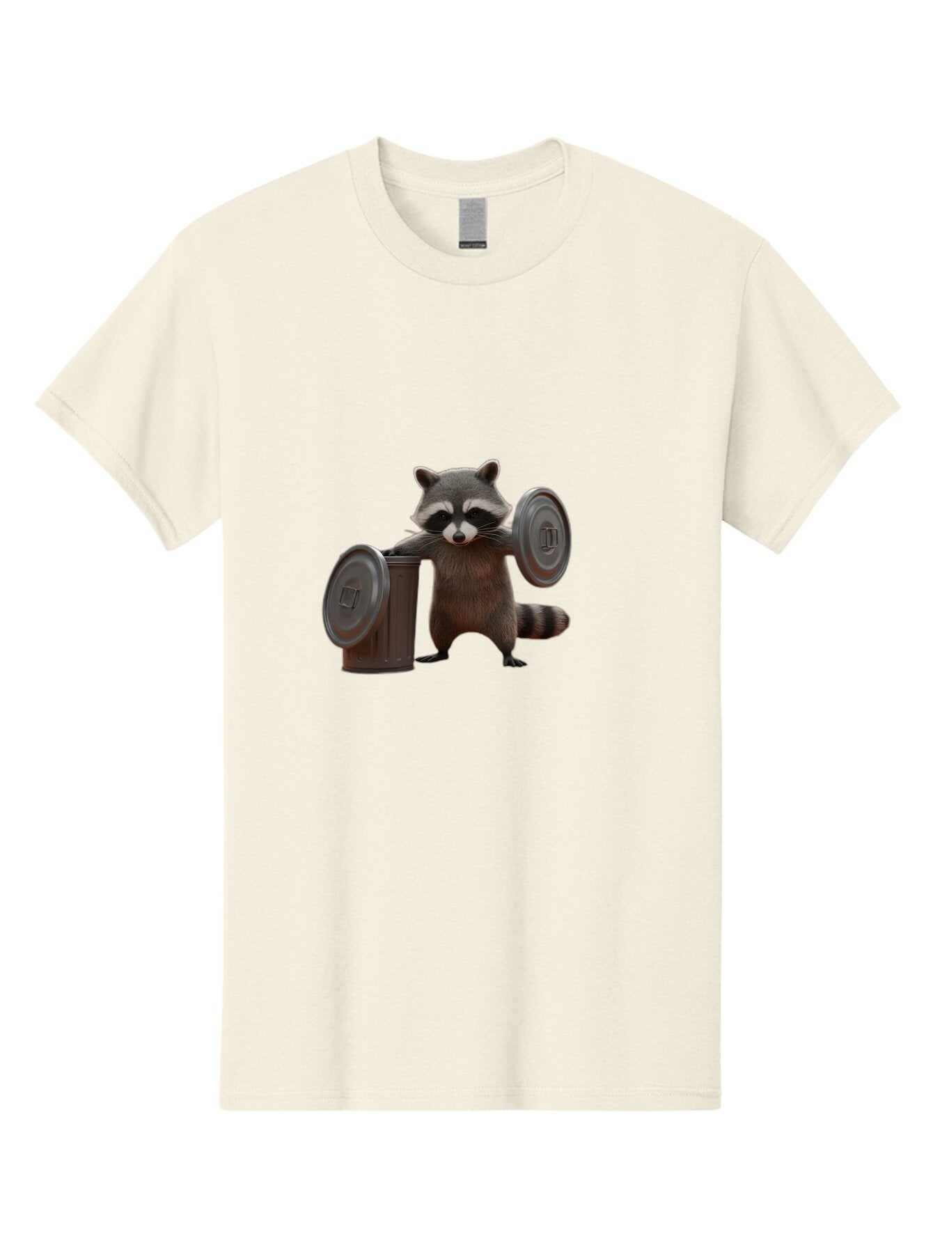 Trash-Can-Dumbbell-Raccoon Men'S Graphic Tee, 100% Cotton, Comfortable Casual Summer Wear, Machine Washable, Vintage Camera, Old Camera, Antique Camera, Black Camera, Classic Photography, Photography Equipment, Nostalgic Device, Film Camera, Ban846
