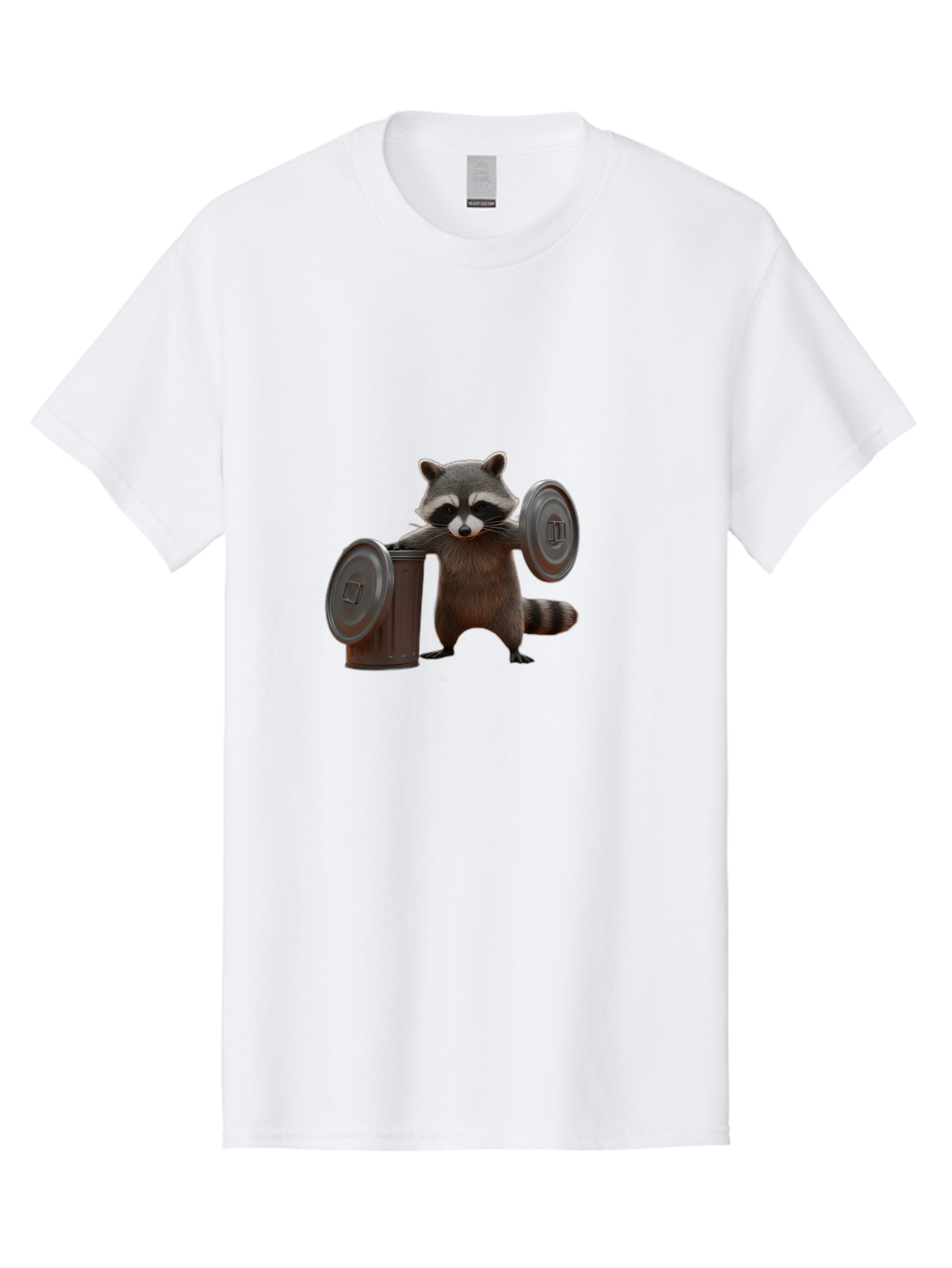 Trash-Can-Dumbbell-Raccoon Men'S Graphic Tee, 100% Cotton, Comfortable Casual Summer Wear, Machine Washable, Vintage Camera, Old Camera, Antique Camera, Black Camera, Classic Photography, Photography Equipment, Nostalgic Device, Film Camera, Ban846 4