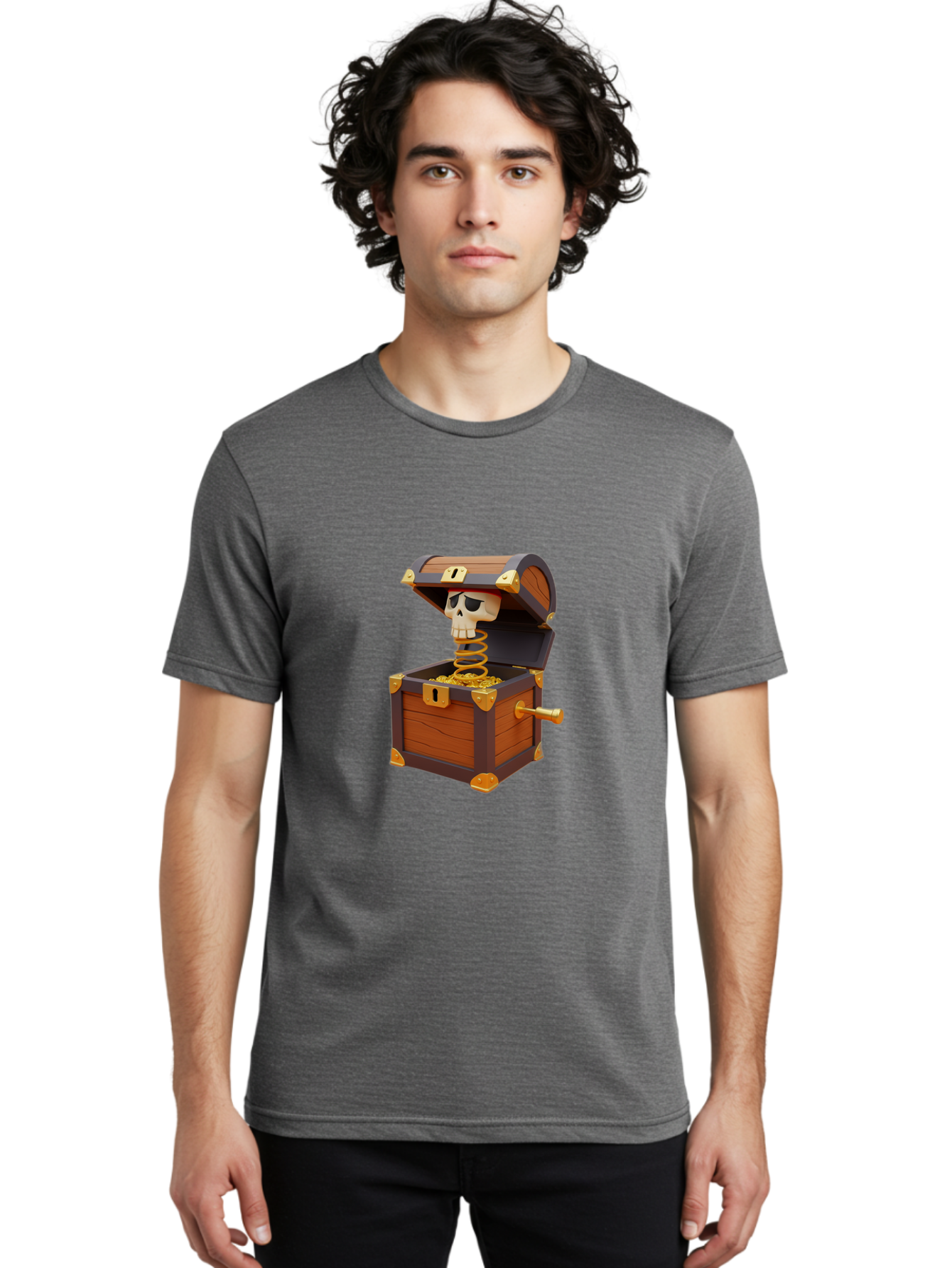 Treasure-Chest-Jack-In-The-Box Men'S Graphic Tee, 100% Cotton, Comfortable Casual Summer Wear, Machine Washable, Vintage Camera, Old Camera, Antique Camera, Black Camera, Classic Photography, Photography Equipment, Nostalgic Device, Ban847 22