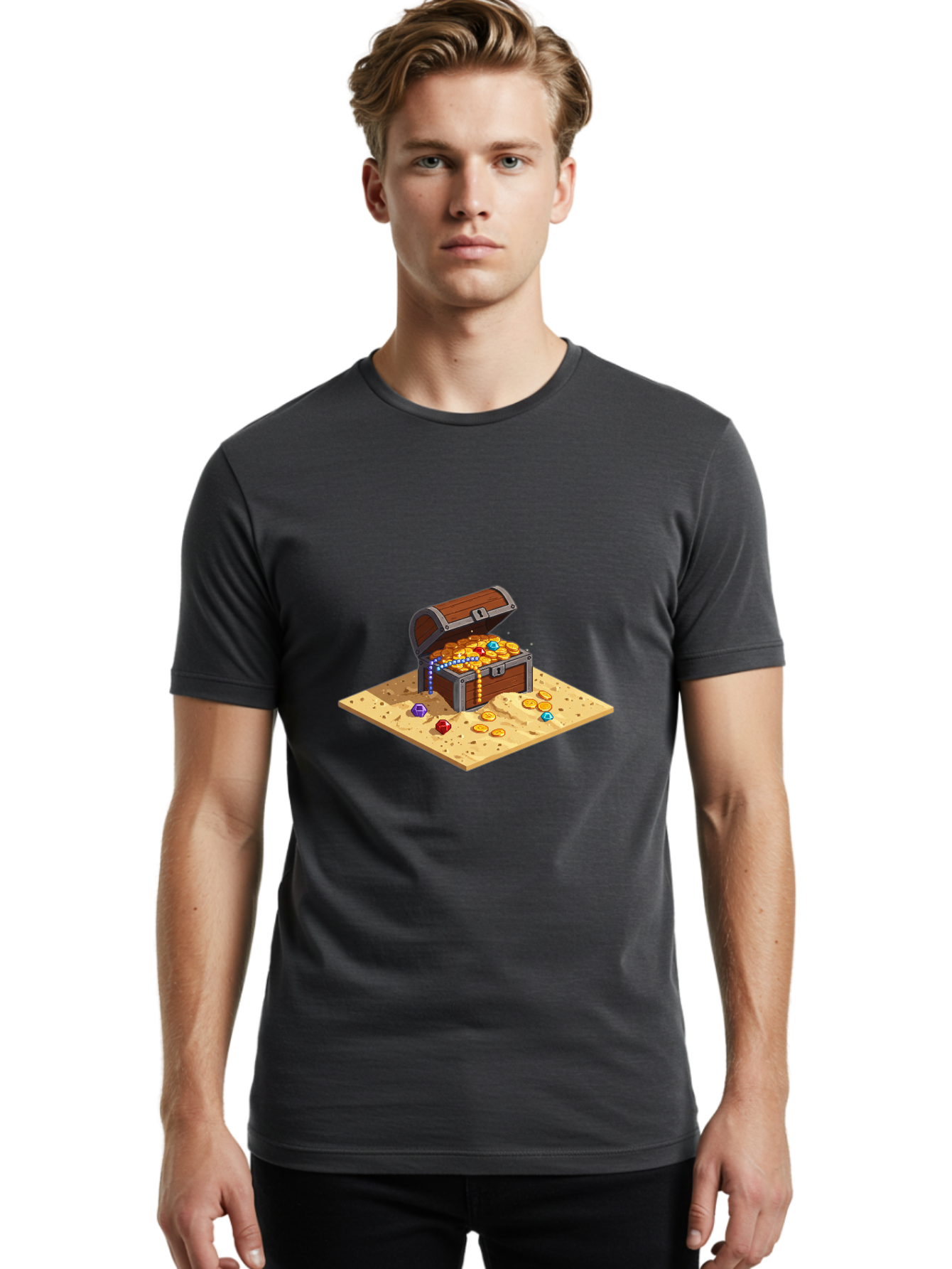 Treasure-Chest Men'S Graphic Tee, 100% Cotton, Comfortable Casual Summer Wear, Machine Washable, Vintage Camera, Old Camera, Antique Camera, Black Camera, Classic Photography, Photography Equipment, Nostalgic Device, Film Camera, Camera Art Ban848 18
