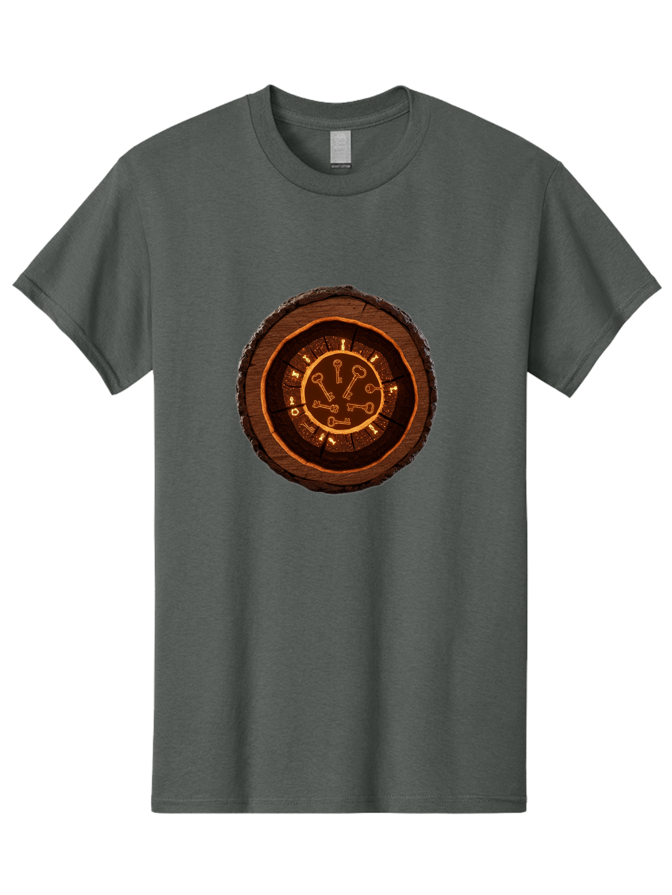Tree-Stump-Clock Men'S Graphic Tee, 100% Cotton, Comfortable Casual Summer Wear, Machine Washable, Vintage Camera, Old Camera, Antique Camera, Black Camera, Classic Photography, Photography Equipment, Nostalgic Device, Film Camera, Camera Art Ban855 13