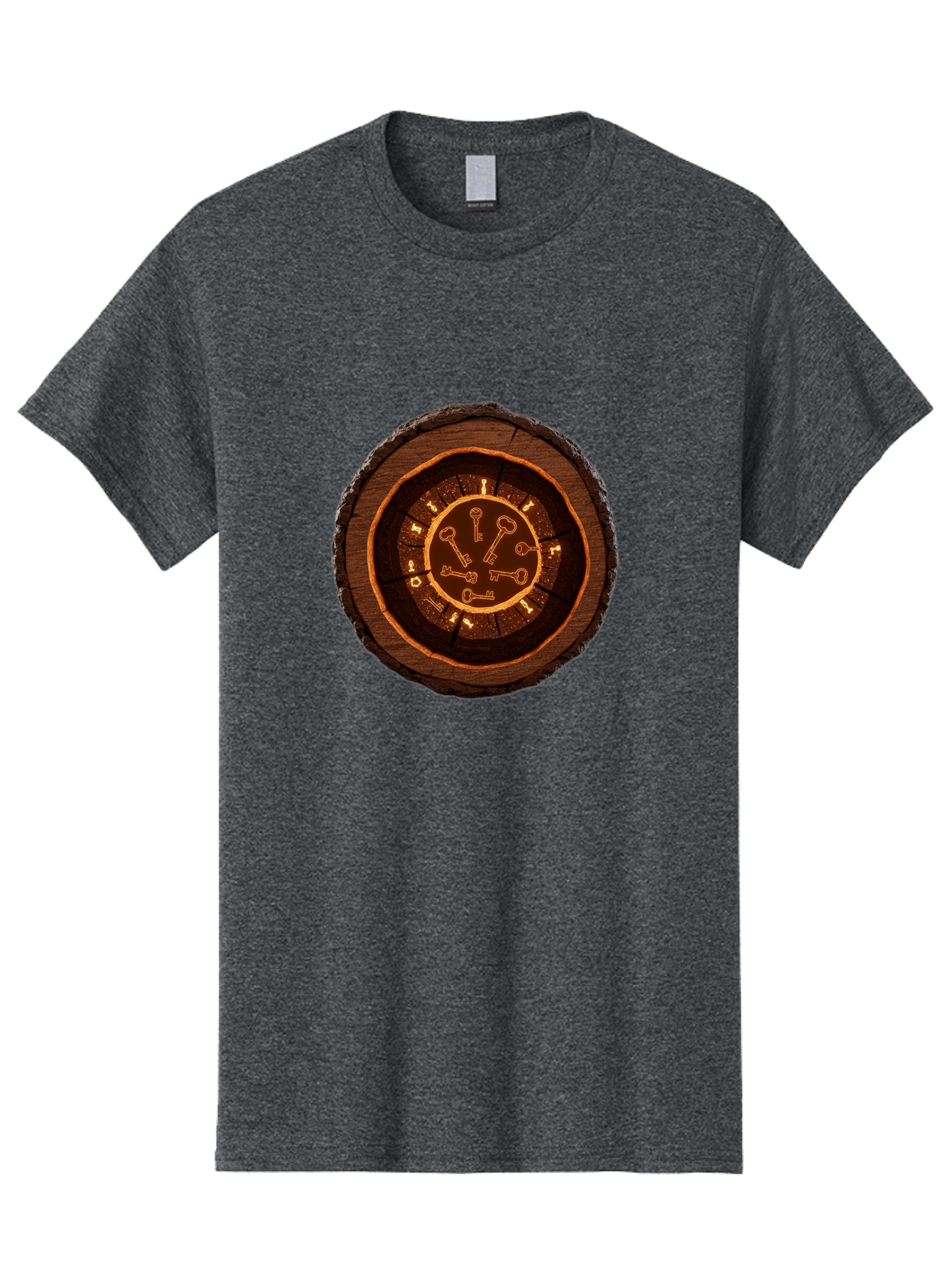 Tree-Stump-Clock Men'S Graphic Tee, 100% Cotton, Comfortable Casual Summer Wear, Machine Washable, Vintage Camera, Old Camera, Antique Camera, Black Camera, Classic Photography, Photography Equipment, Nostalgic Device, Film Camera, Camera Art Ban855 9