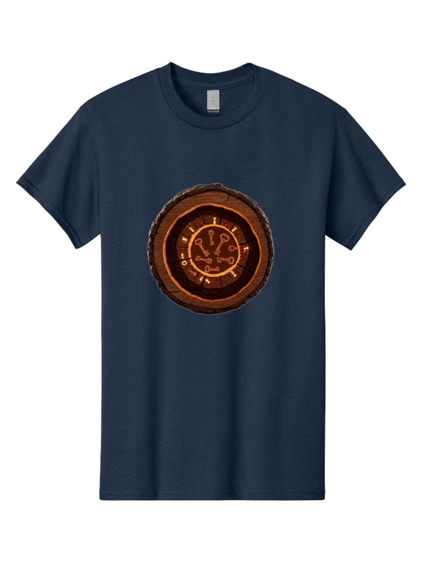 Tree-Stump-Clock Men'S Graphic Tee, 100% Cotton, Comfortable Casual Summer Wear, Machine Washable, Vintage Camera, Old Camera, Antique Camera, Black Camera, Classic Photography, Photography Equipment, Nostalgic Device, Film Camera, Camera Art Ban855 15