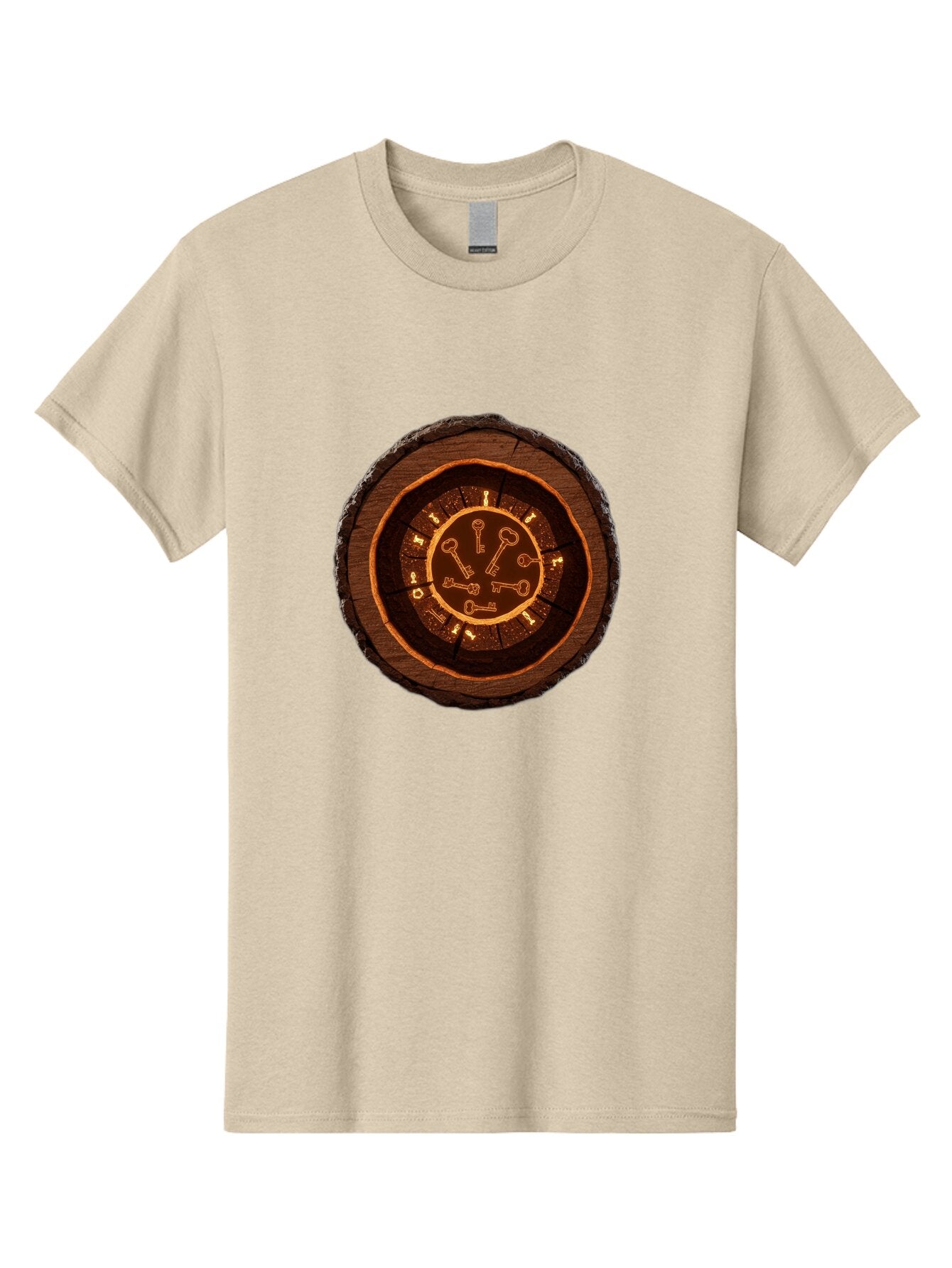 Tree-Stump-Clock Men'S Graphic Tee, 100% Cotton, Comfortable Casual Summer Wear, Machine Washable, Vintage Camera, Old Camera, Antique Camera, Black Camera, Classic Photography, Photography Equipment, Nostalgic Device, Film Camera, Camera Art Ban855 5