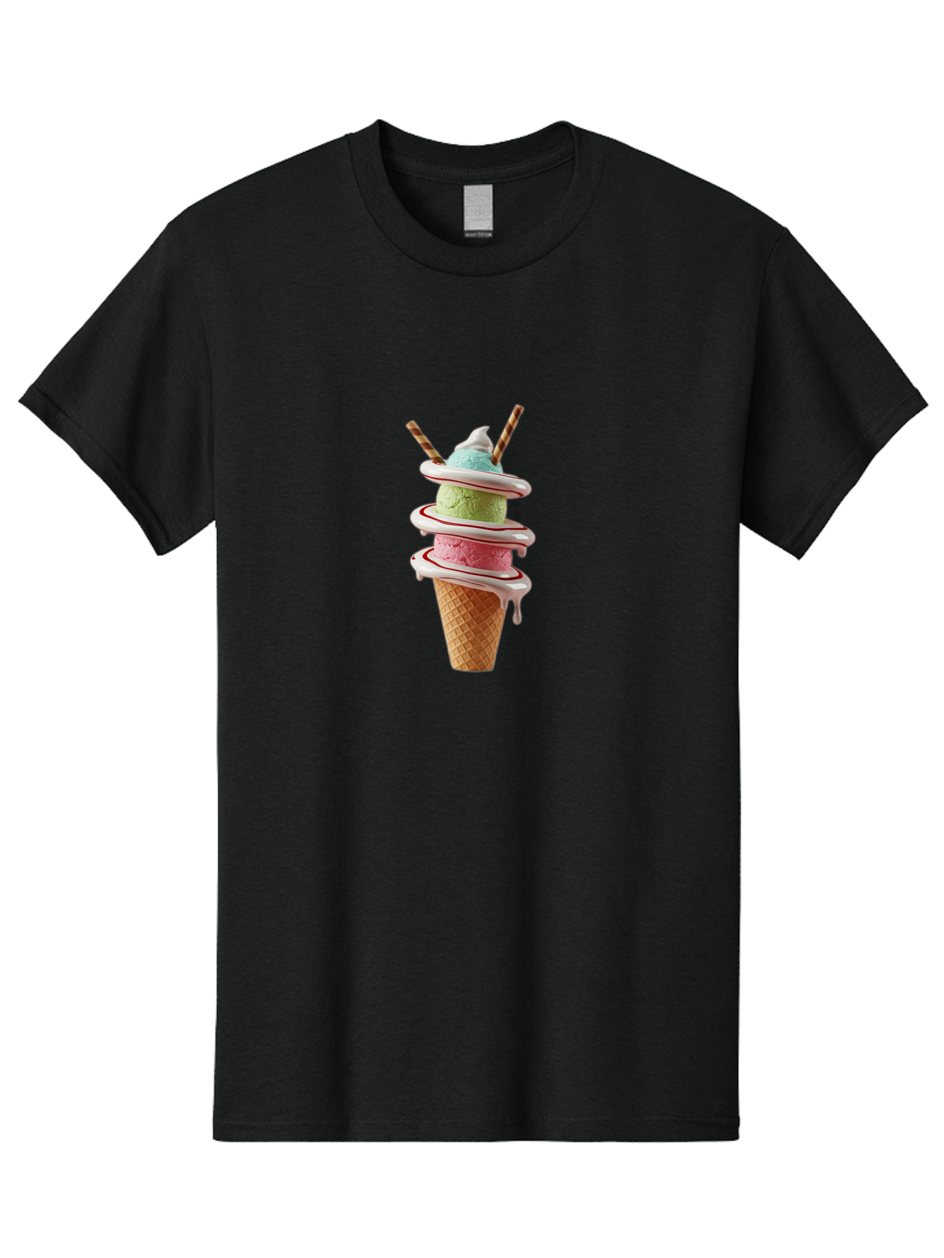 Tri-Colored-Ice-Cream-Cone Men'S Graphic Tee, 100% Cotton, Comfortable Casual Summer Wear, Machine Washable, Vintage Camera, Old Camera, Antique Camera, Black Camera, Classic Photography, Photography Equipment, Nostalgic Device, Film Camera, Ban856 14