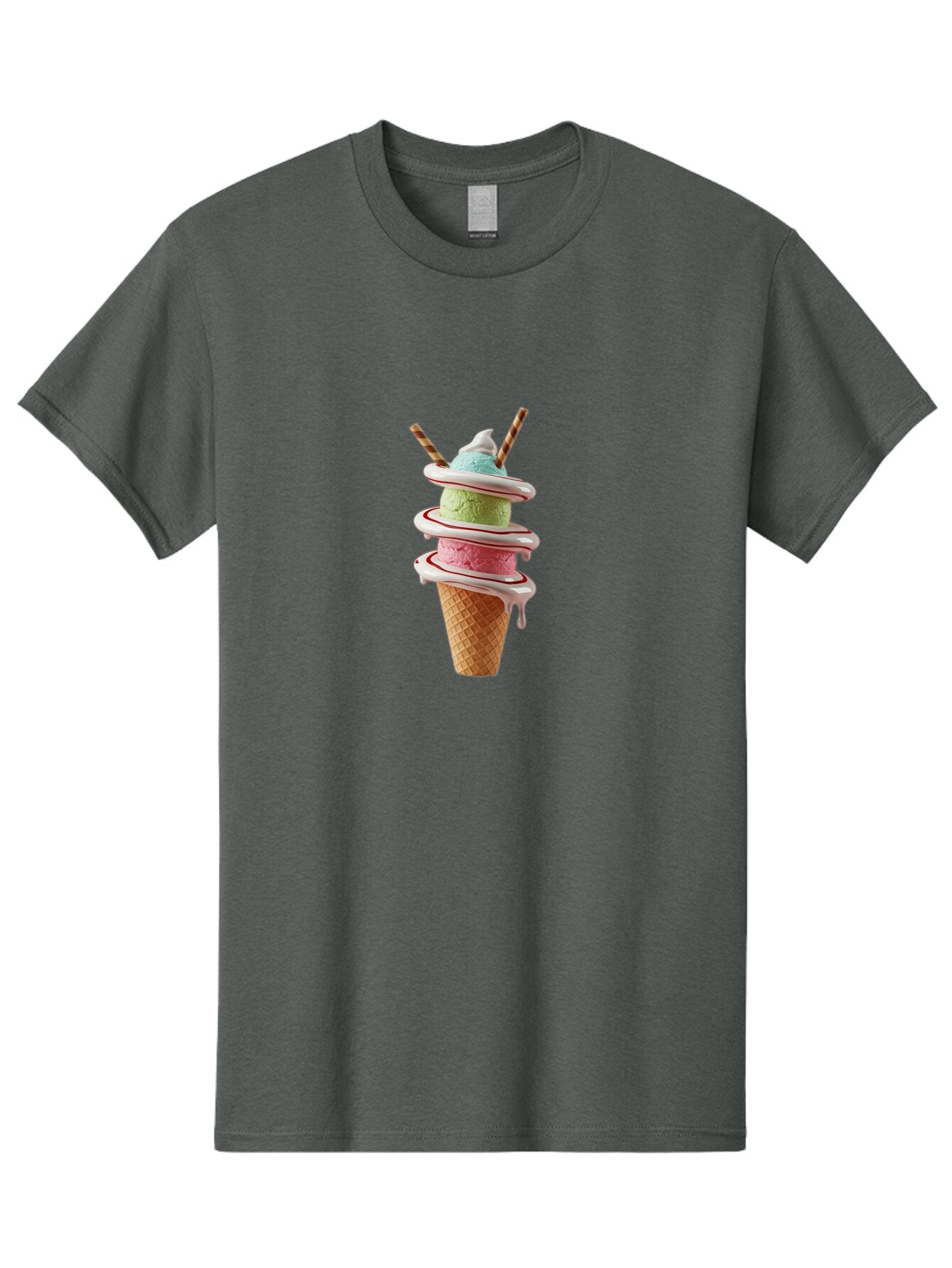 Tri-Colored-Ice-Cream-Cone Men'S Graphic Tee, 100% Cotton, Comfortable Casual Summer Wear, Machine Washable, Vintage Camera, Old Camera, Antique Camera, Black Camera, Classic Photography, Photography Equipment, Nostalgic Device, Film Camera, Ban856 11