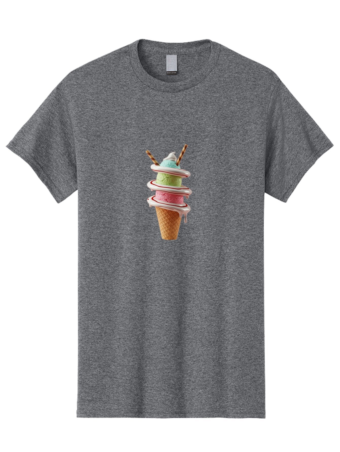 Tri-Colored-Ice-Cream-Cone Men'S Graphic Tee, 100% Cotton, Comfortable Casual Summer Wear, Machine Washable, Vintage Camera, Old Camera, Antique Camera, Black Camera, Classic Photography, Photography Equipment, Nostalgic Device, Film Camera, Ban856 15