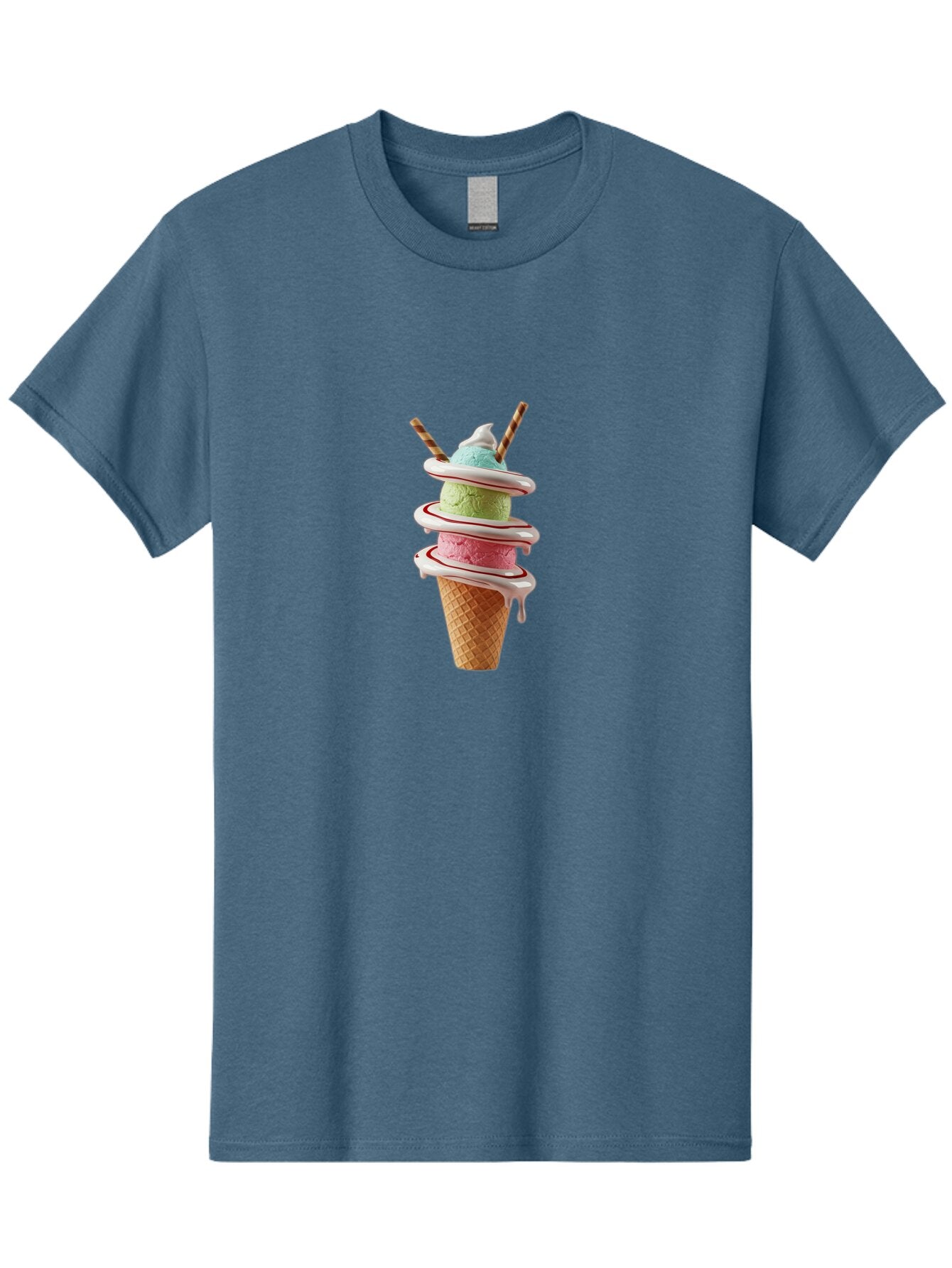 Tri-Colored-Ice-Cream-Cone Men'S Graphic Tee, 100% Cotton, Comfortable Casual Summer Wear, Machine Washable, Vintage Camera, Old Camera, Antique Camera, Black Camera, Classic Photography, Photography Equipment, Nostalgic Device, Film Camera, Ban856