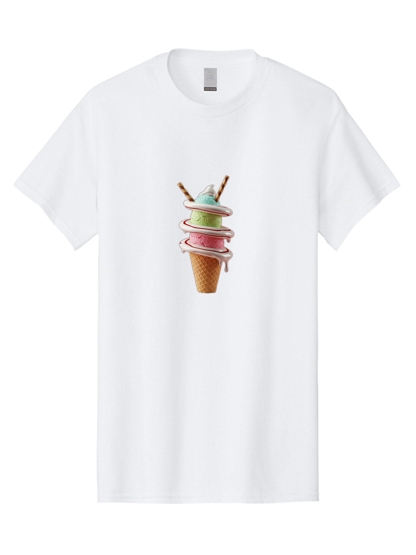 Tri-Colored-Ice-Cream-Cone Men'S Graphic Tee, 100% Cotton, Comfortable Casual Summer Wear, Machine Washable, Vintage Camera, Old Camera, Antique Camera, Black Camera, Classic Photography, Photography Equipment, Nostalgic Device, Film Camera, Ban856 8
