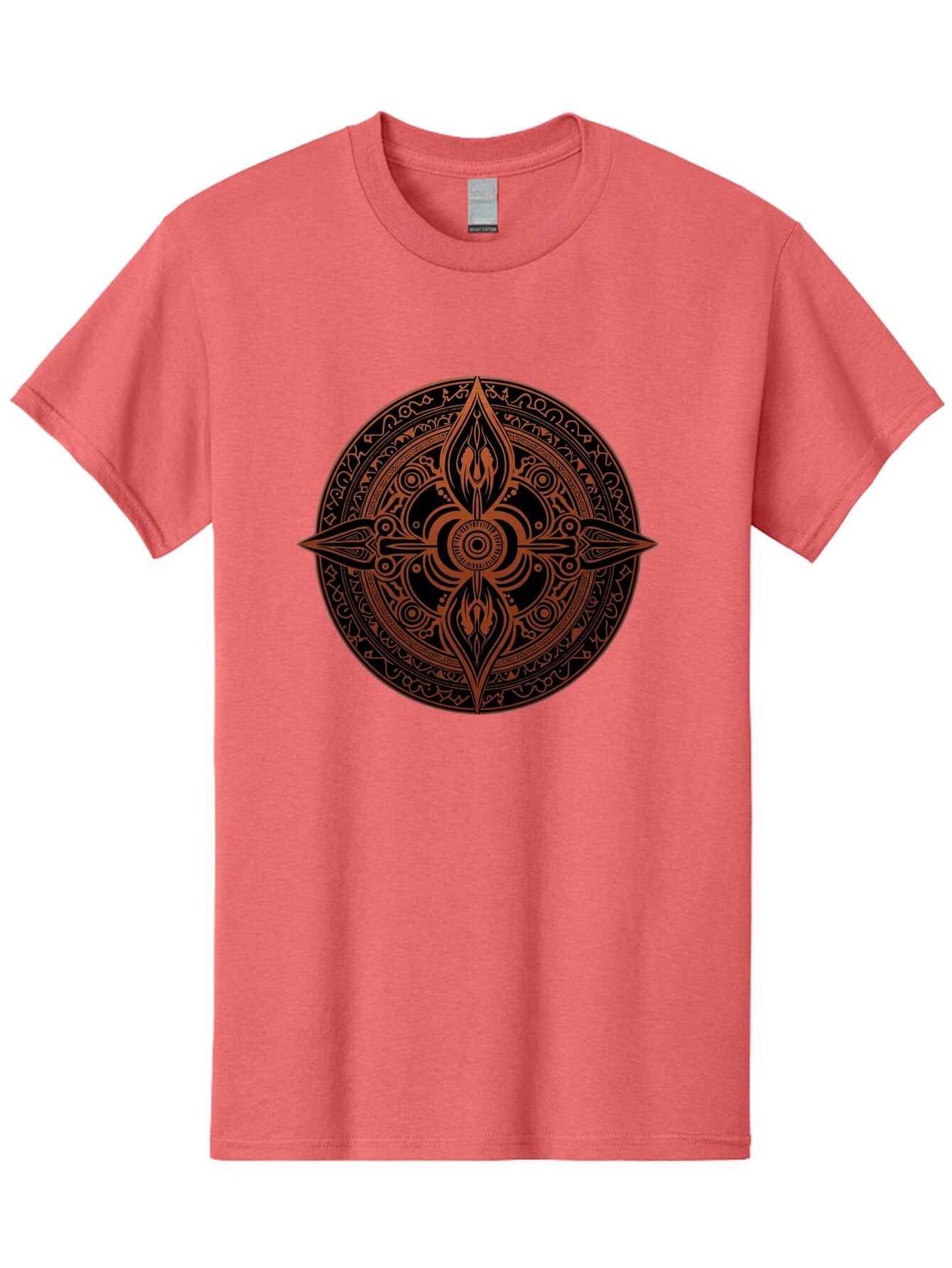Tribal-Mandala Men'S Graphic Tee, 100% Cotton, Comfortable Casual Summer Wear, Machine Washable, Vintage Camera, Old Camera, Antique Camera, Black Camera, Classic Photography, Photography Equipment, Nostalgic Device, Film Camera, Camera Art Ban857 4