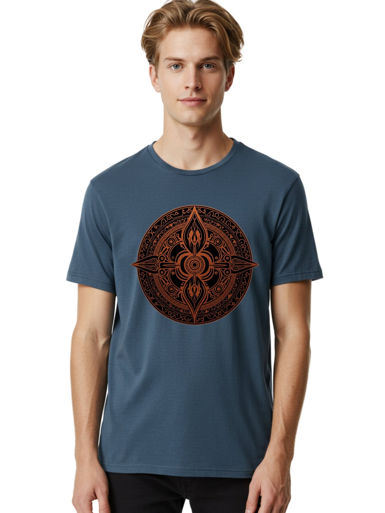 Tribal-Mandala Men'S Graphic Tee, 100% Cotton, Comfortable Casual Summer Wear, Machine Washable, Vintage Camera, Old Camera, Antique Camera, Black Camera, Classic Photography, Photography Equipment, Nostalgic Device, Film Camera, Camera Art Ban857 20