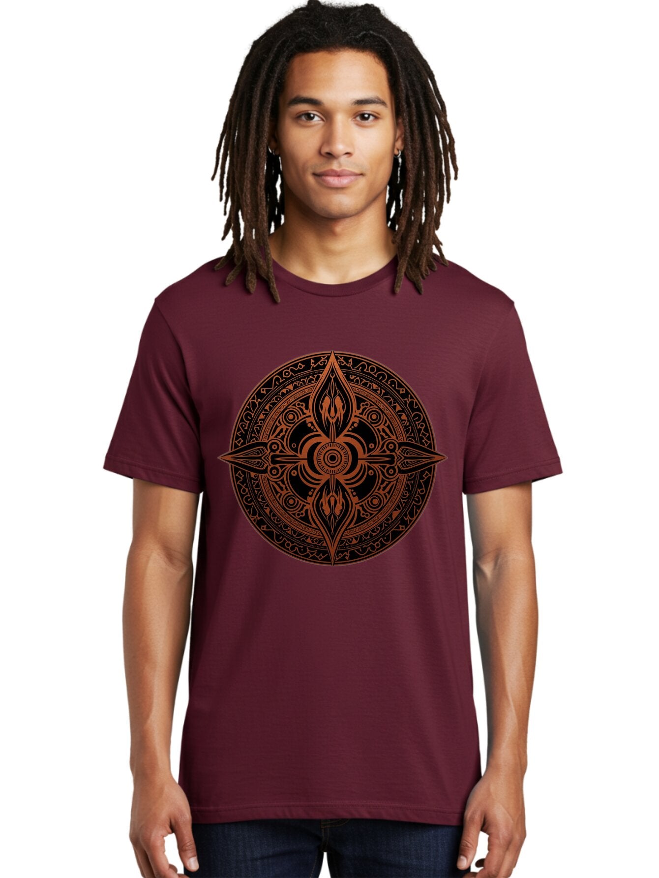Tribal-Mandala Men'S Graphic Tee, 100% Cotton, Comfortable Casual Summer Wear, Machine Washable, Vintage Camera, Old Camera, Antique Camera, Black Camera, Classic Photography, Photography Equipment, Nostalgic Device, Film Camera, Camera Art Ban857 26