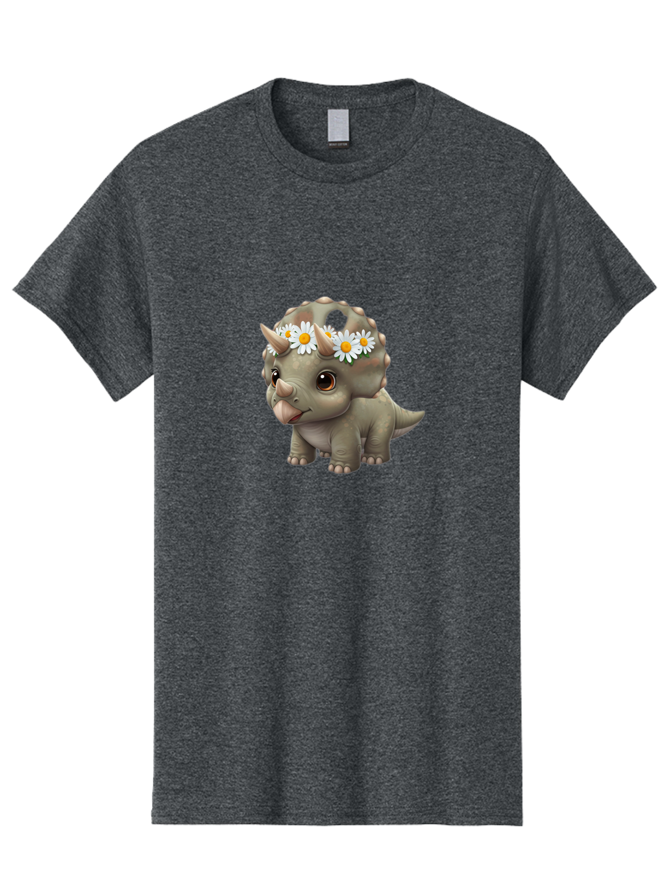 Triceratops-With-Daisies Men'S Graphic Tee, 100% Cotton, Comfortable Casual Summer Wear, Machine Washable, Vintage Camera, Old Camera, Antique Camera, Black Camera, Classic Photography, Photography Equipment, Nostalgic Device, Film Camera, Ban861 12