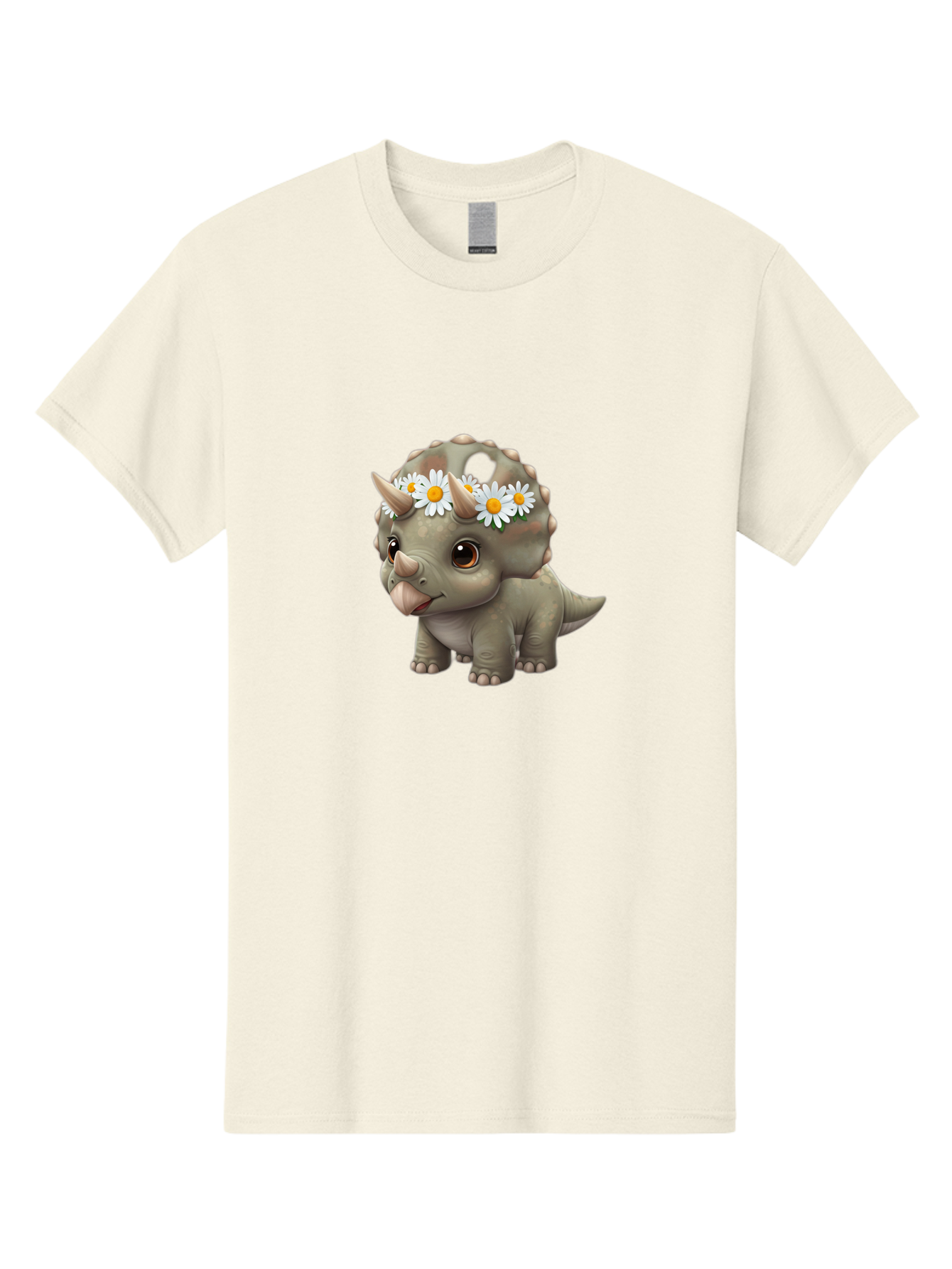 Triceratops-With-Daisies Men'S Graphic Tee, 100% Cotton, Comfortable Casual Summer Wear, Machine Washable, Vintage Camera, Old Camera, Antique Camera, Black Camera, Classic Photography, Photography Equipment, Nostalgic Device, Film Camera, Ban861 4