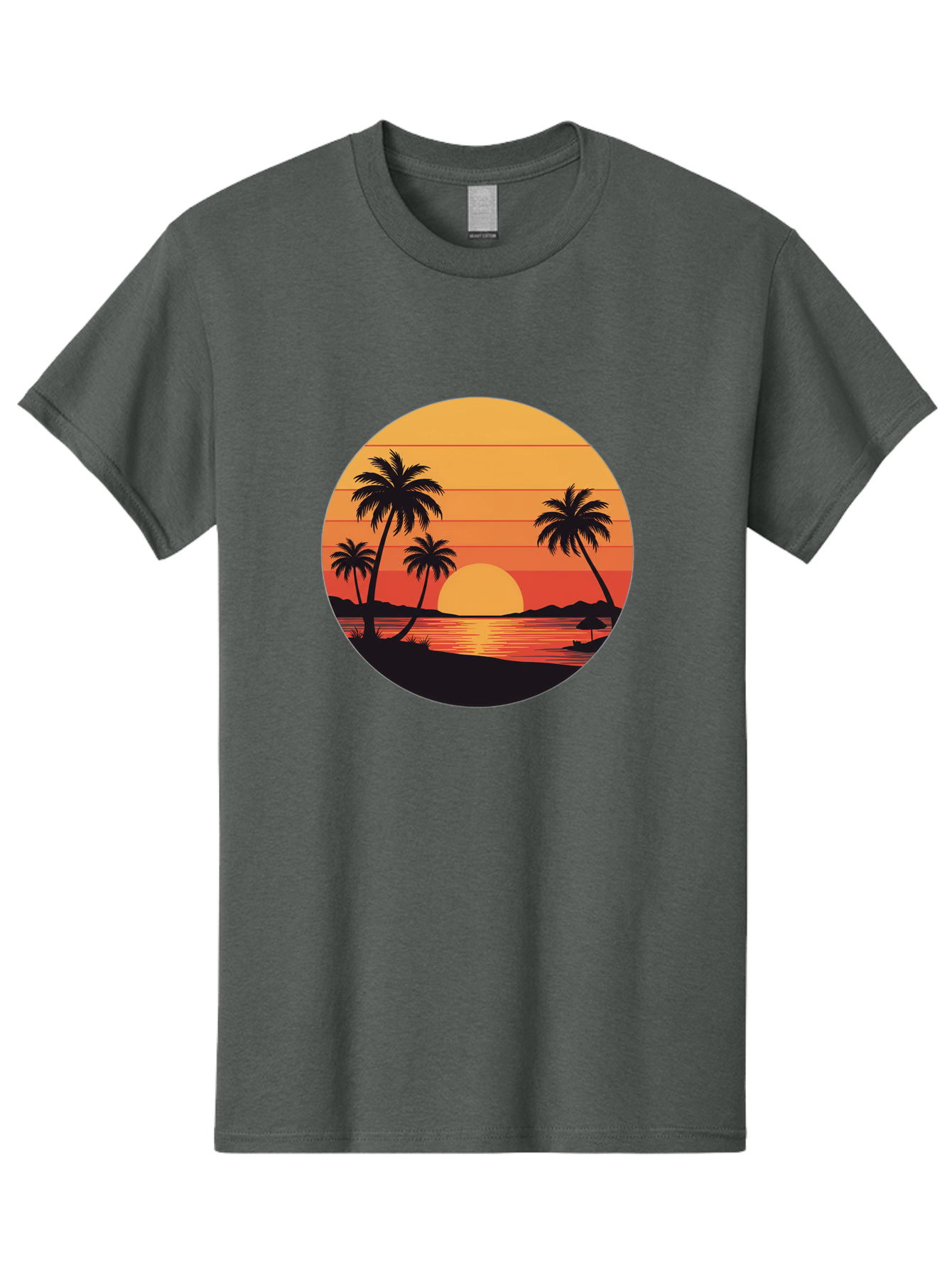 Tropical-Sunset Men'S Graphic Tee, 100% Cotton, Comfortable Casual Summer Wear, Machine Washable, Vintage Camera, Old Camera, Antique Camera, Black Camera, Classic Photography, Photography Equipment, Nostalgic Device, Film Camera, Camera Art Ban862 12