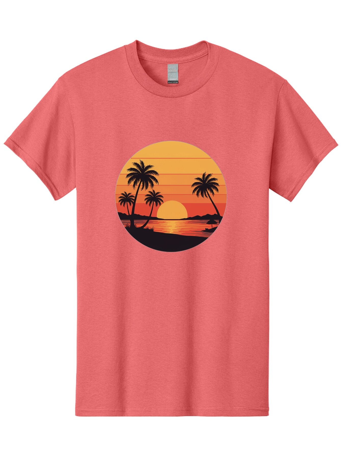 Tropical-Sunset Men'S Graphic Tee, 100% Cotton, Comfortable Casual Summer Wear, Machine Washable, Vintage Camera, Old Camera, Antique Camera, Black Camera, Classic Photography, Photography Equipment, Nostalgic Device, Film Camera, Camera Art Ban862 3