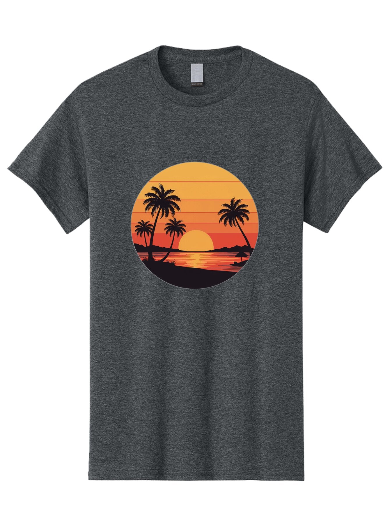 Tropical-Sunset Men'S Graphic Tee, 100% Cotton, Comfortable Casual Summer Wear, Machine Washable, Vintage Camera, Old Camera, Antique Camera, Black Camera, Classic Photography, Photography Equipment, Nostalgic Device, Film Camera, Camera Art Ban862 7